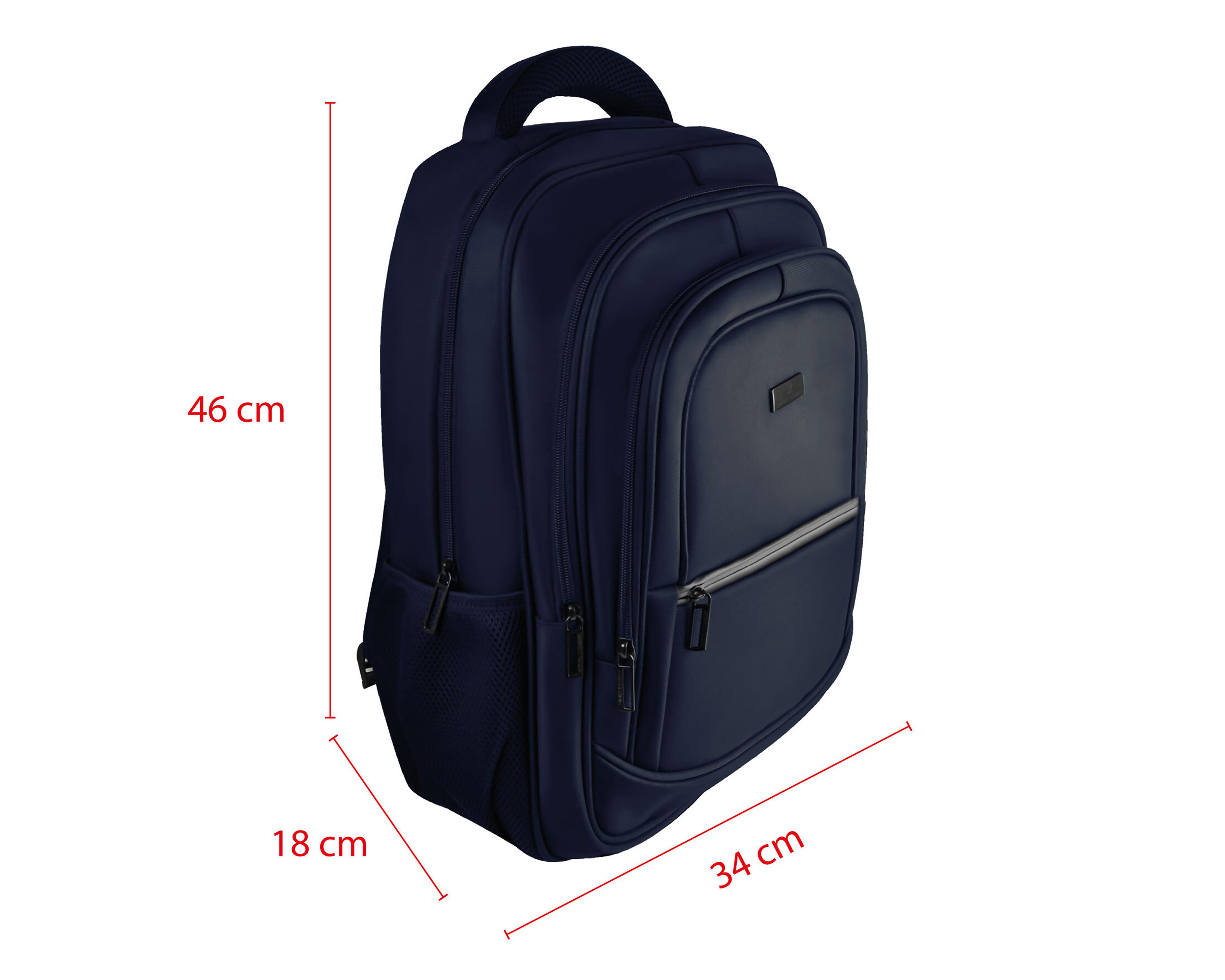Foto 7 pulgar | Mochila para Laptop Perfect Choice Essential 17 Pulgadas Azul