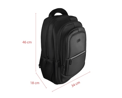 Foto 7 | Mochila para Laptop Perfect Choice Essential 17 Pulgadas Negra