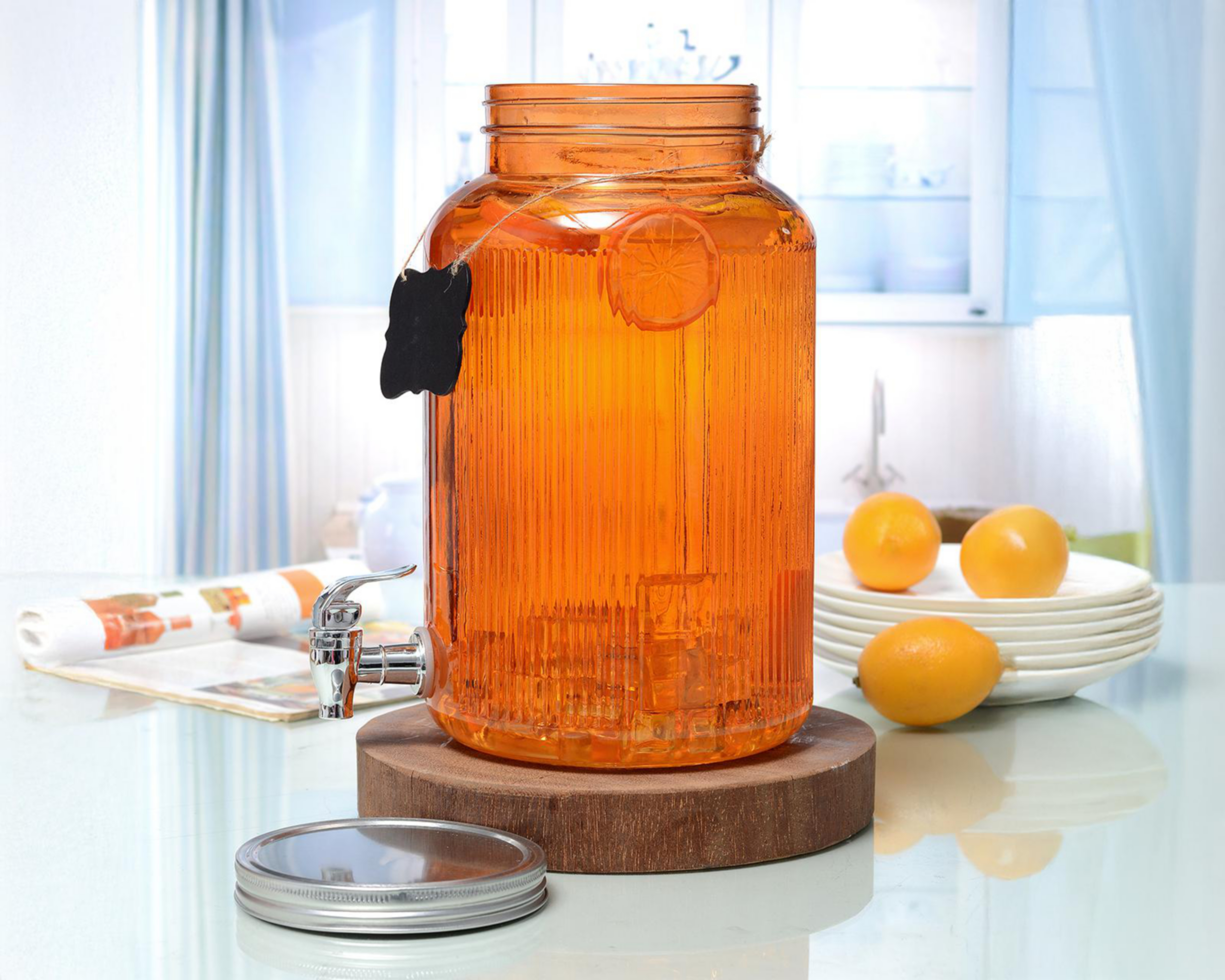 Foto 1 | Dispensador de Agua de Vidrio Vittori 5.5 L
