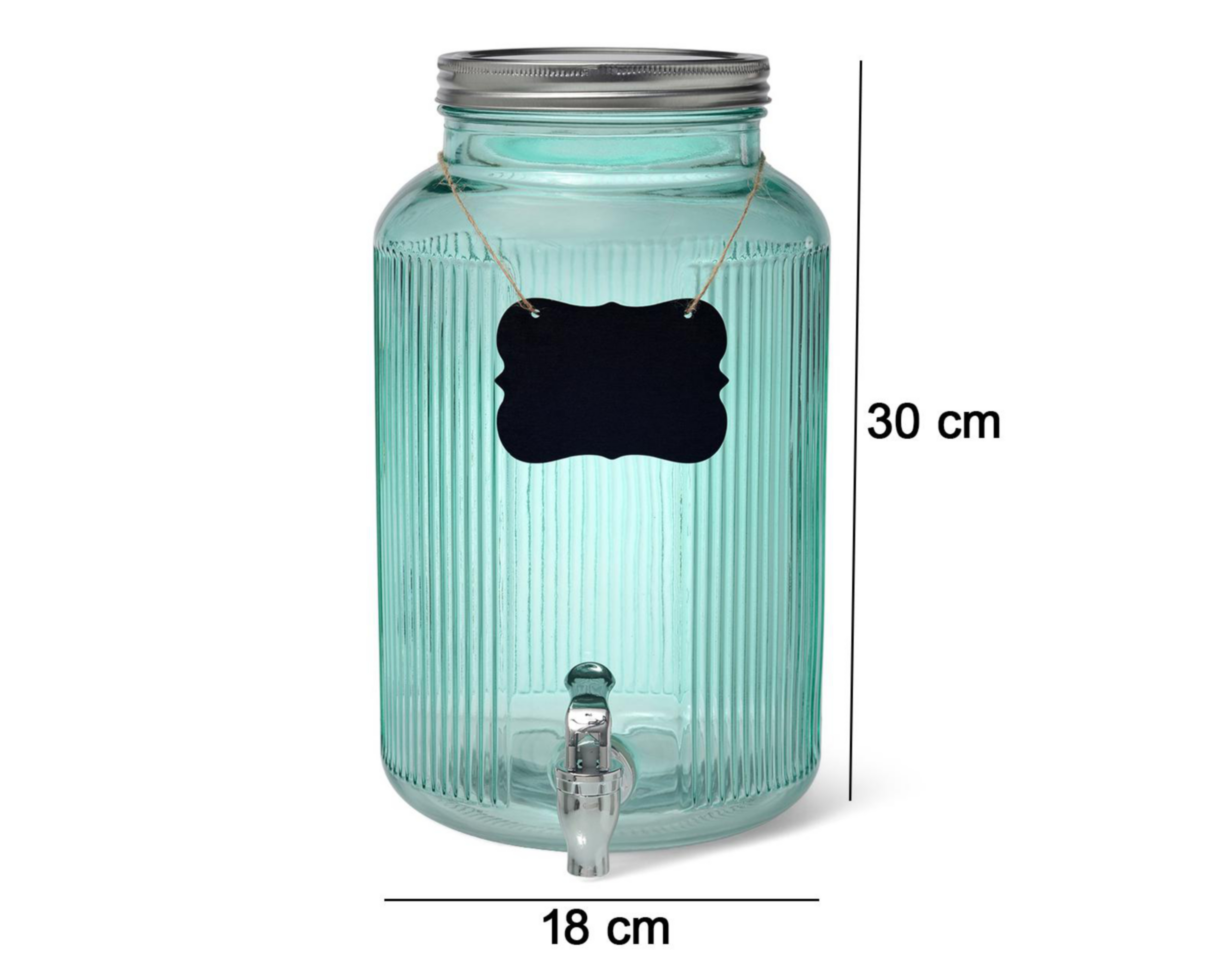 Foto 6 pulgar | Dispensador de Agua de Vidrio Vittori 5.5 L