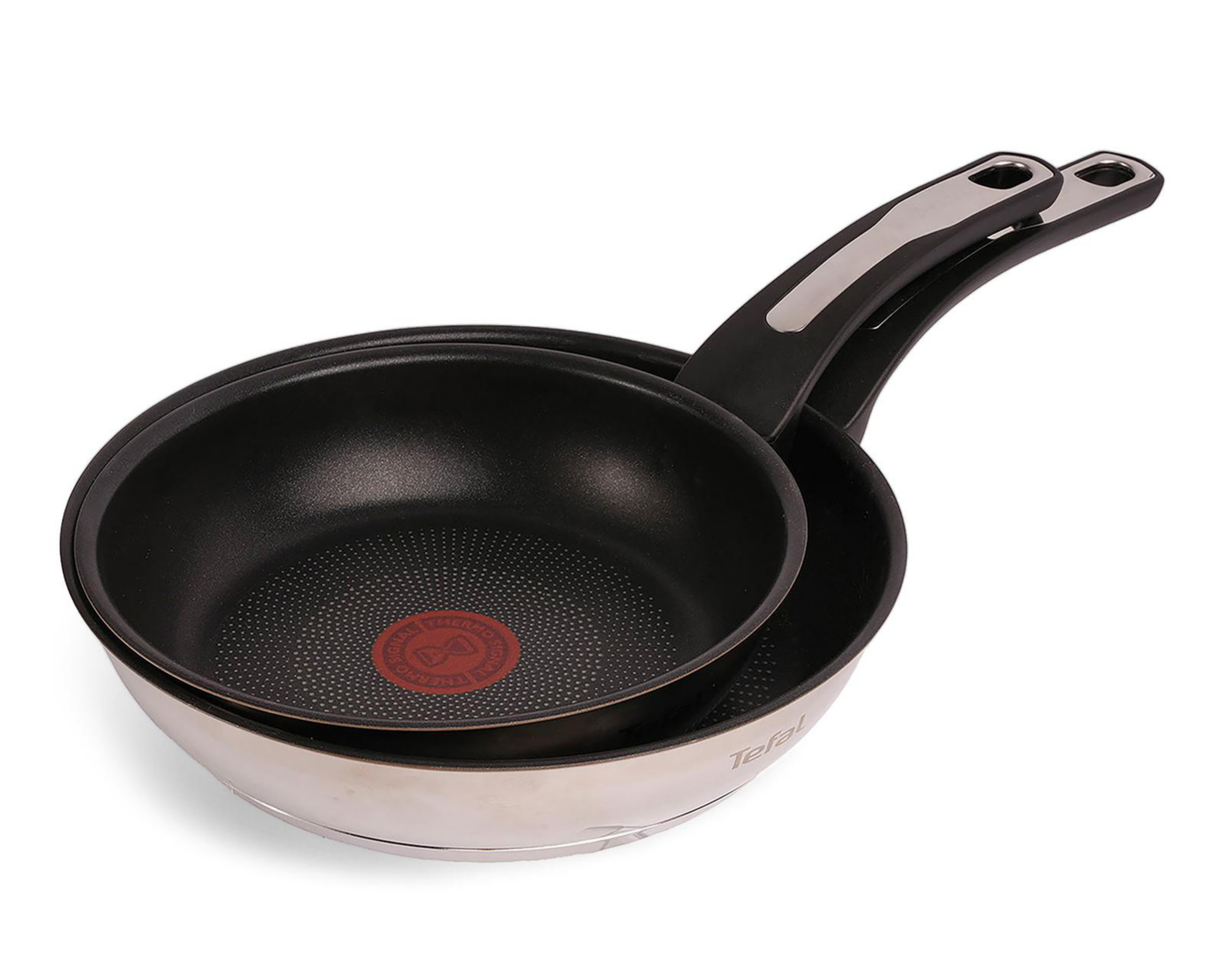 Juego de Sartenes T-Fal Emotion 2 Piezas de Acero Inoxidable $899