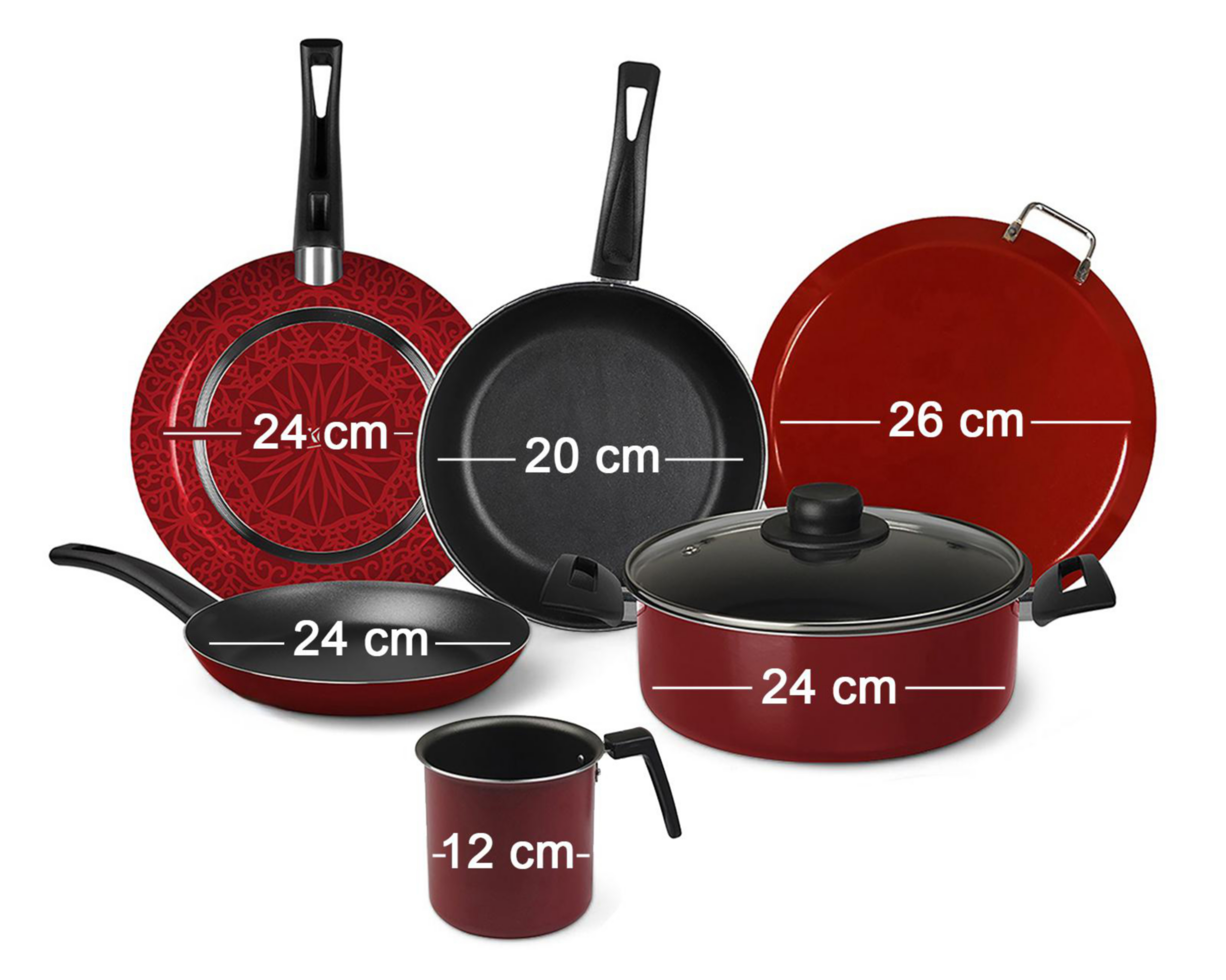 Foto 5 | Batería de Cocina Ecko 15 Piezas de Aluminio