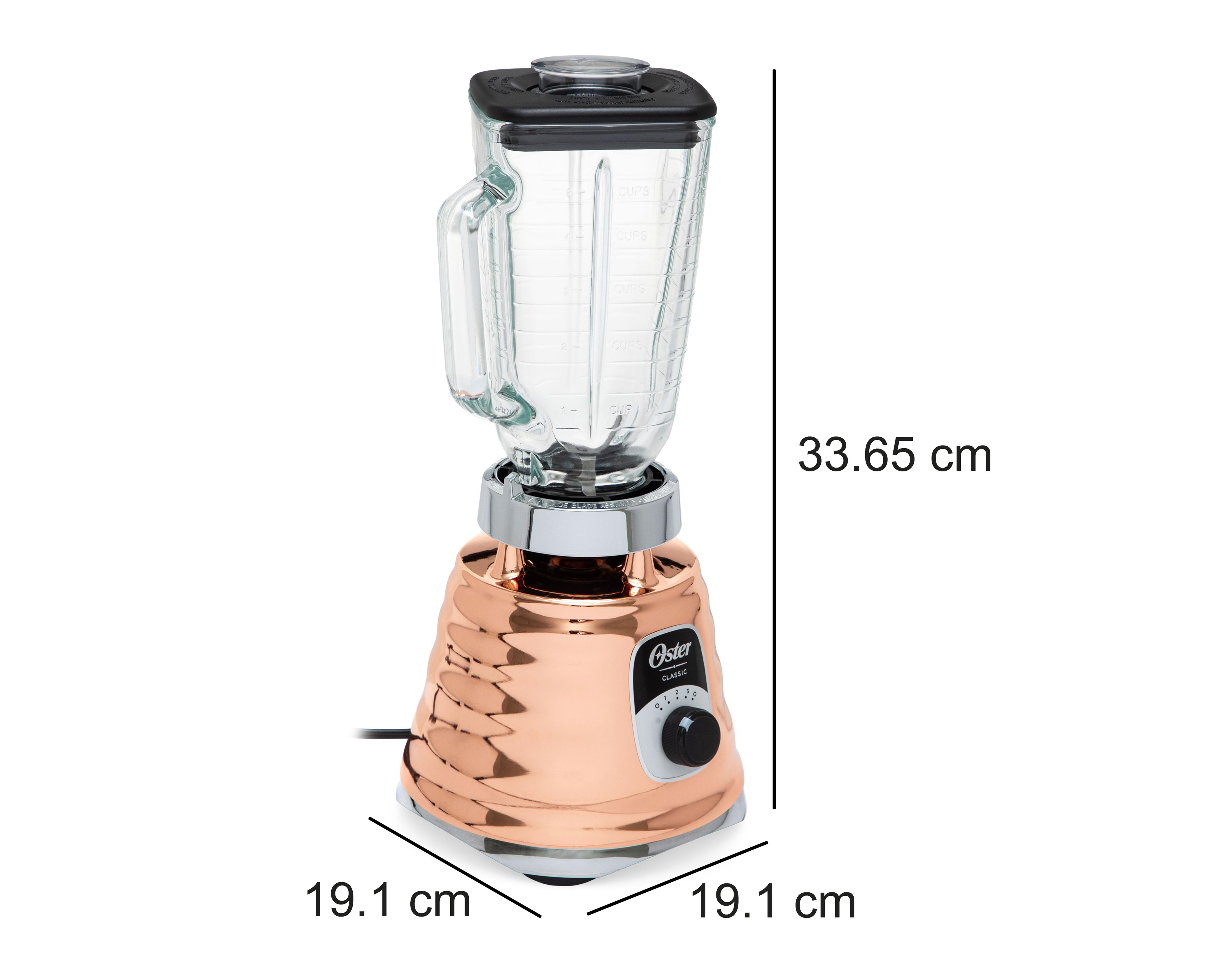 Foto 8 pulgar | Licuadora Oster con Perilla Ergonómica 3 Velocidades Vaso de Vidrio
