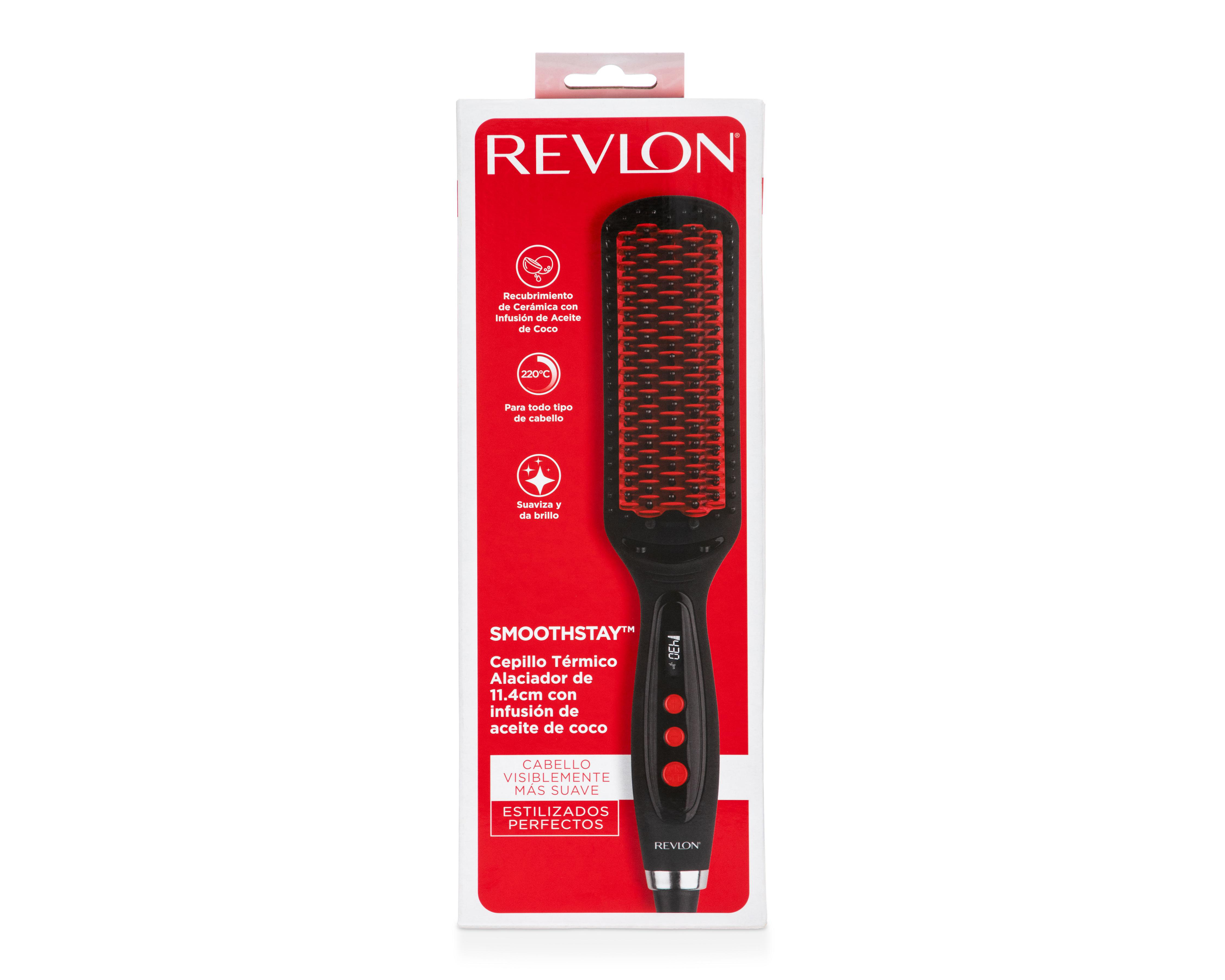 Foto 5 pulgar | Cepillo Alaciador Revlon XL Smoothstay con Infusión de Aceite de Coco