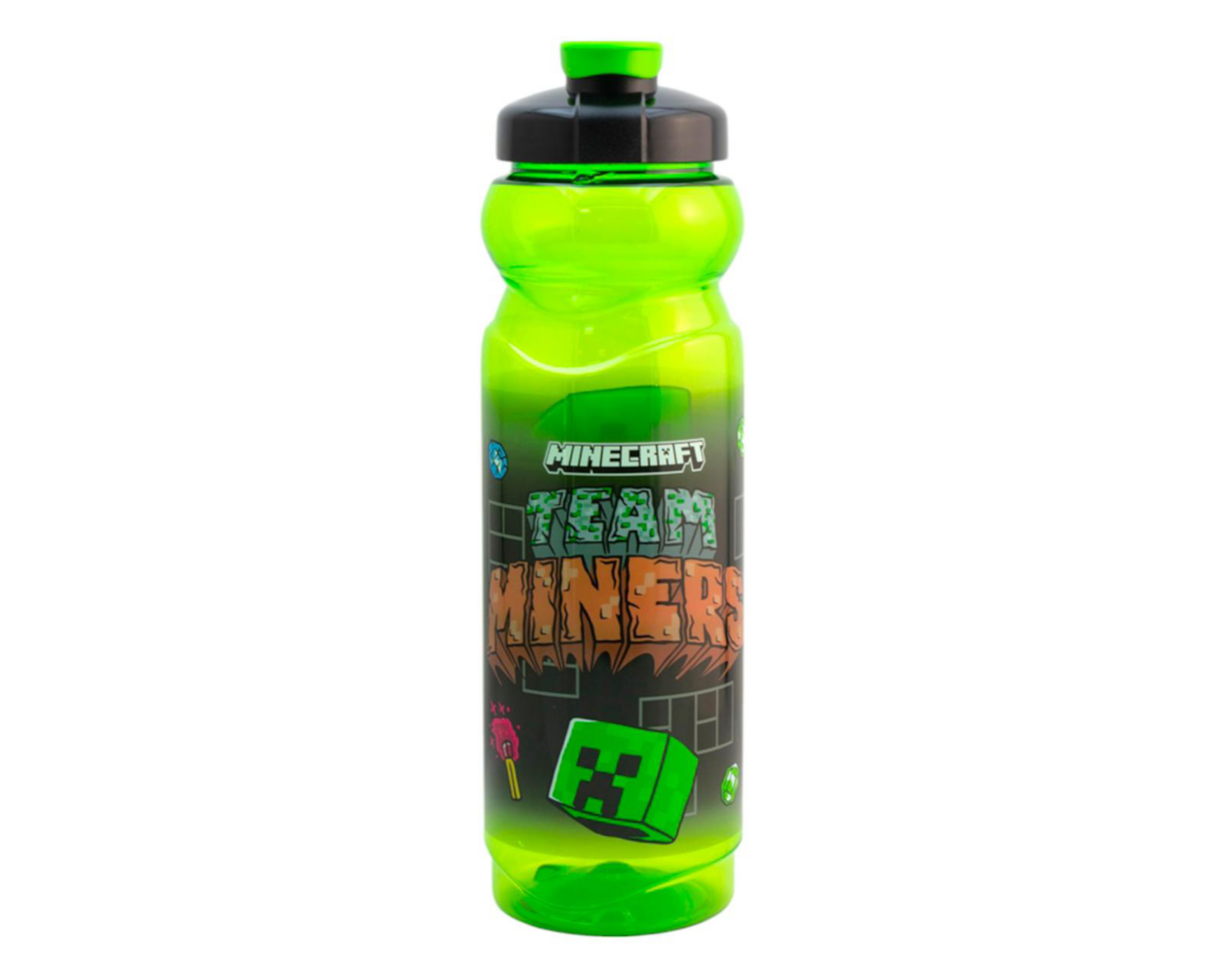 Foto 2 pulgar | Botella Deportiva para Agua Fun Kids Minecraft  870 ml