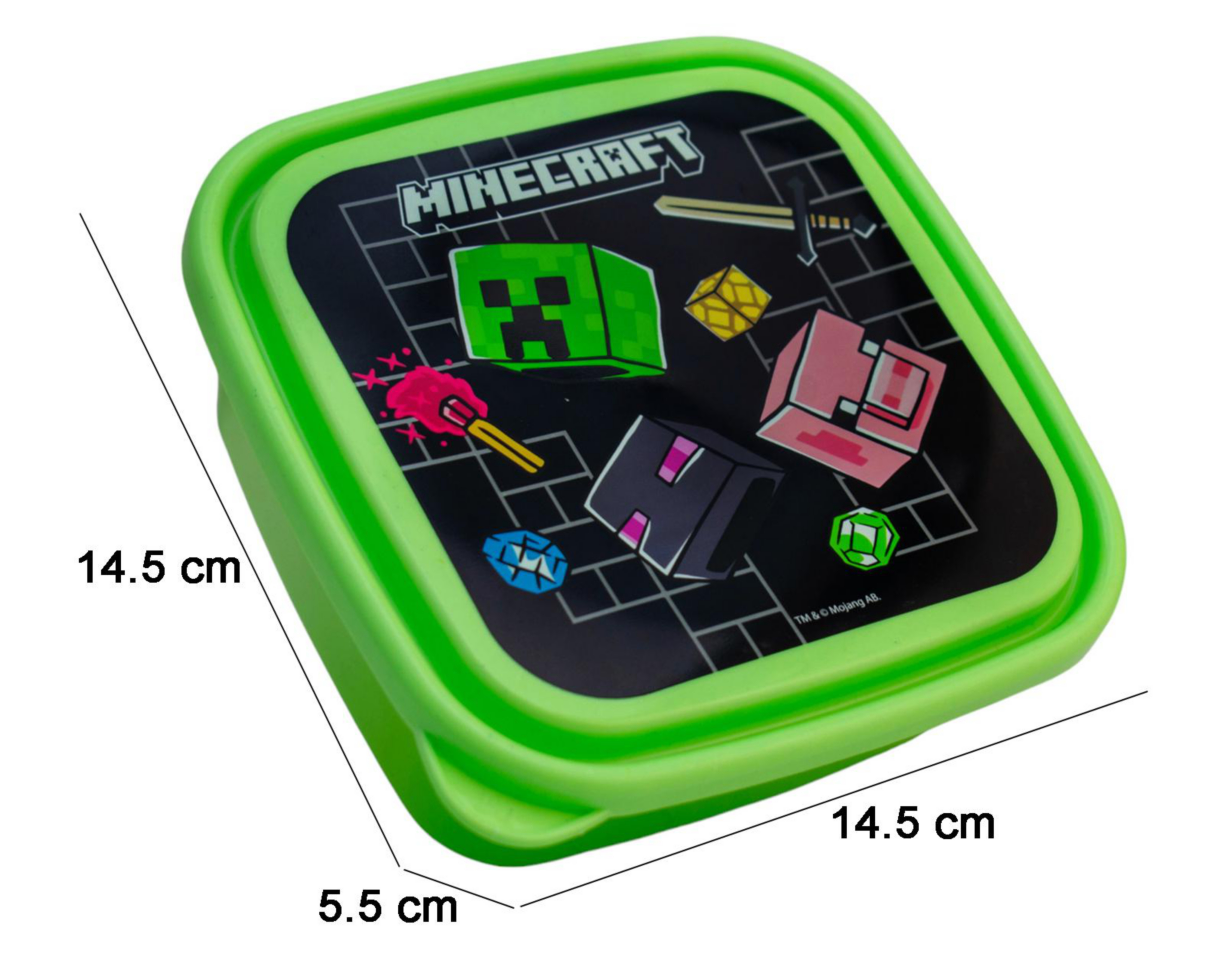 Foto 7 pulgar | Sandwichera Fun Kids Verde