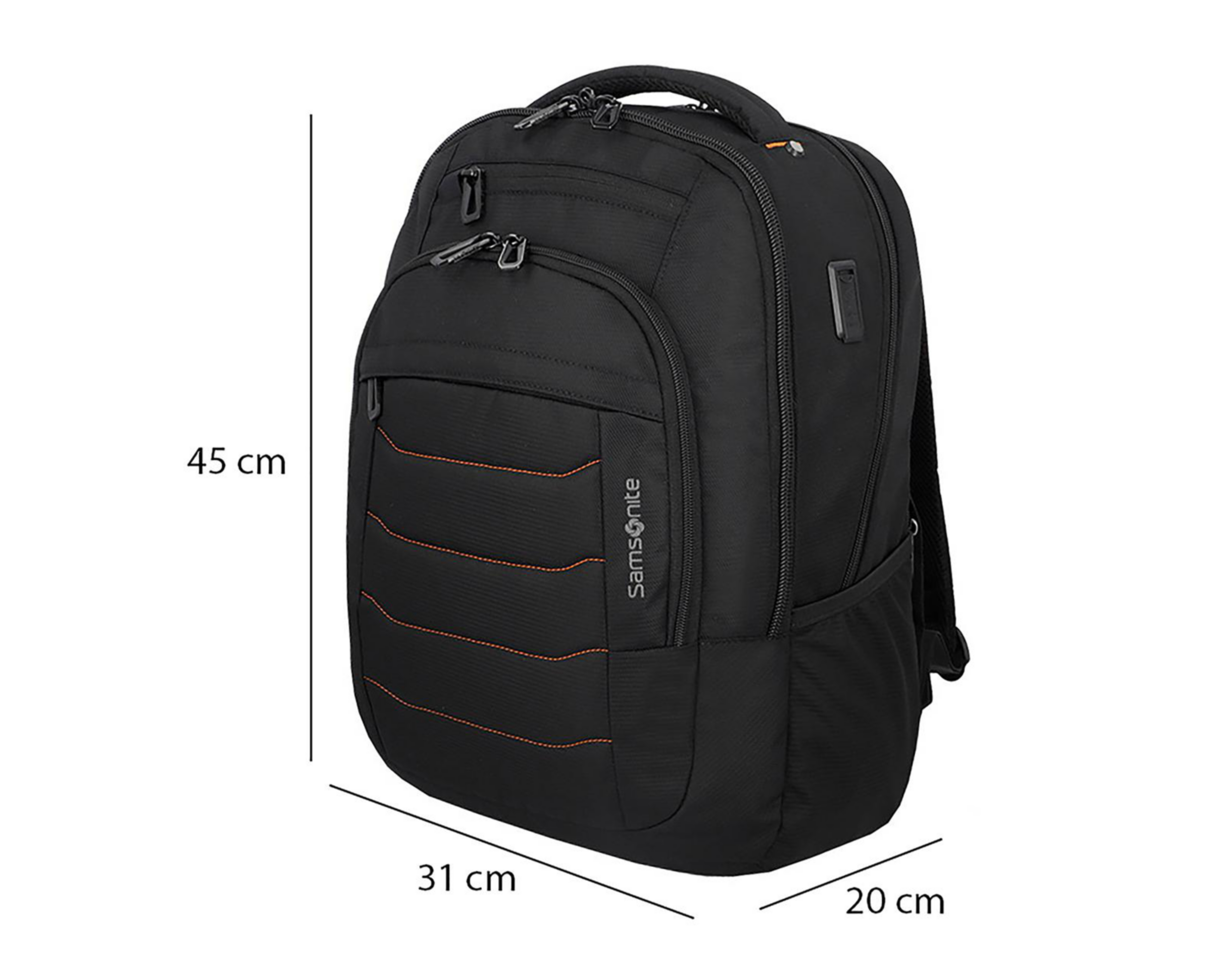 Foto 11 pulgar | Mochila para Laptop Samsonite Titan 16 Pulgadas Negra