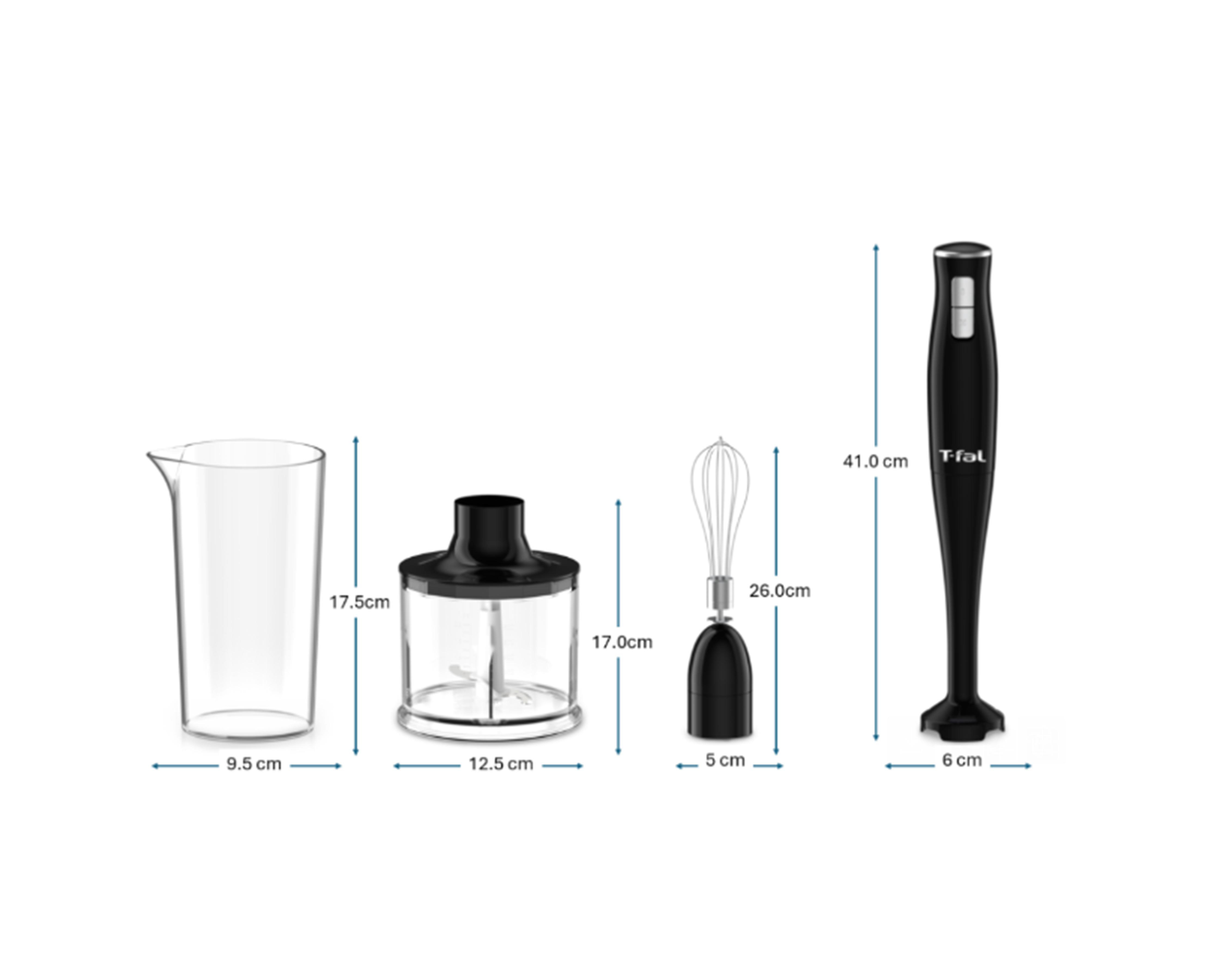Foto 7 | Batidora de Mano 4 en 1 T-Fal Turbomix Max 2 Velocidades 4 Piezas