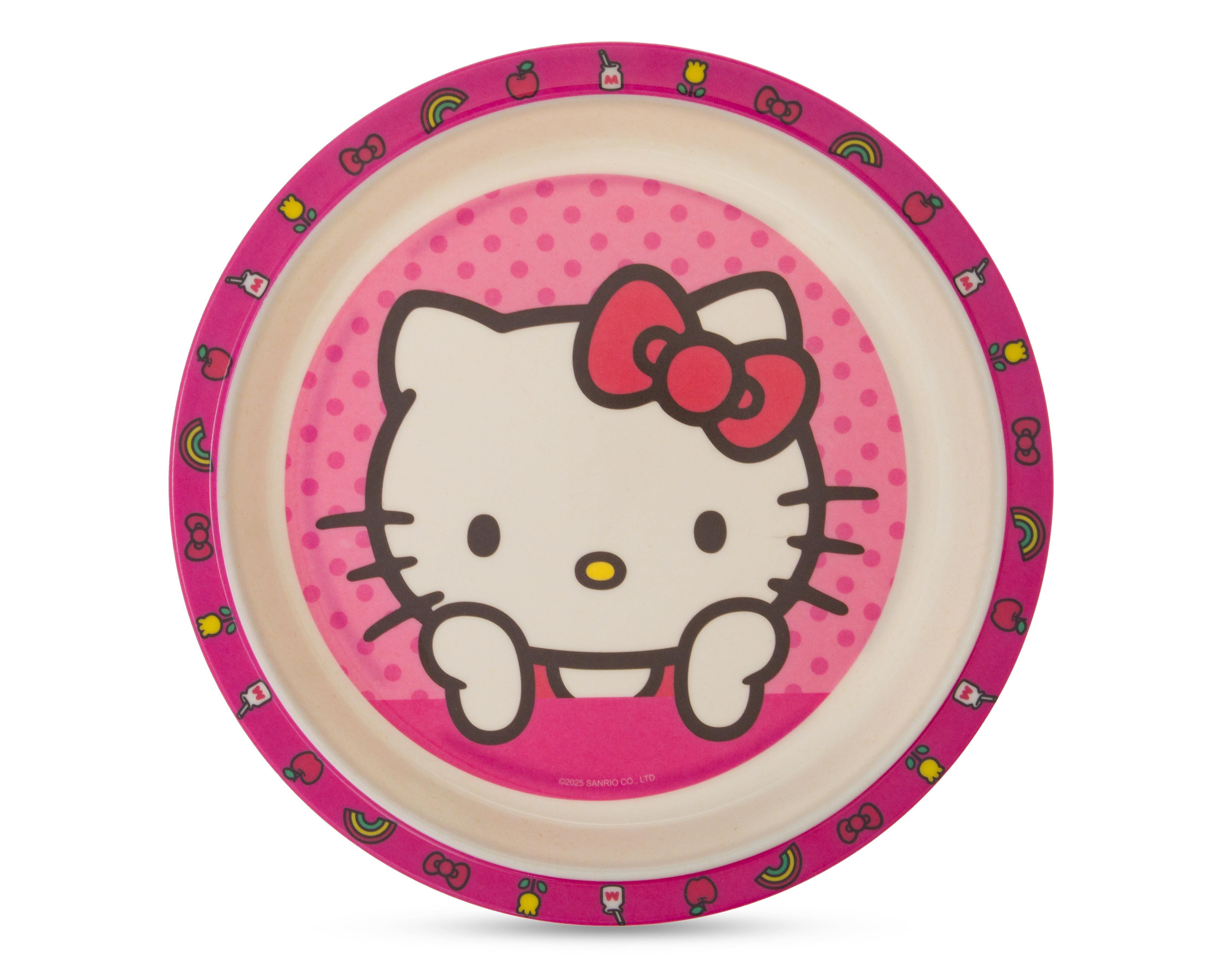Foto 4 pulgar | Vajilla de Bambú Rosa 1 Persona 5 Piezas