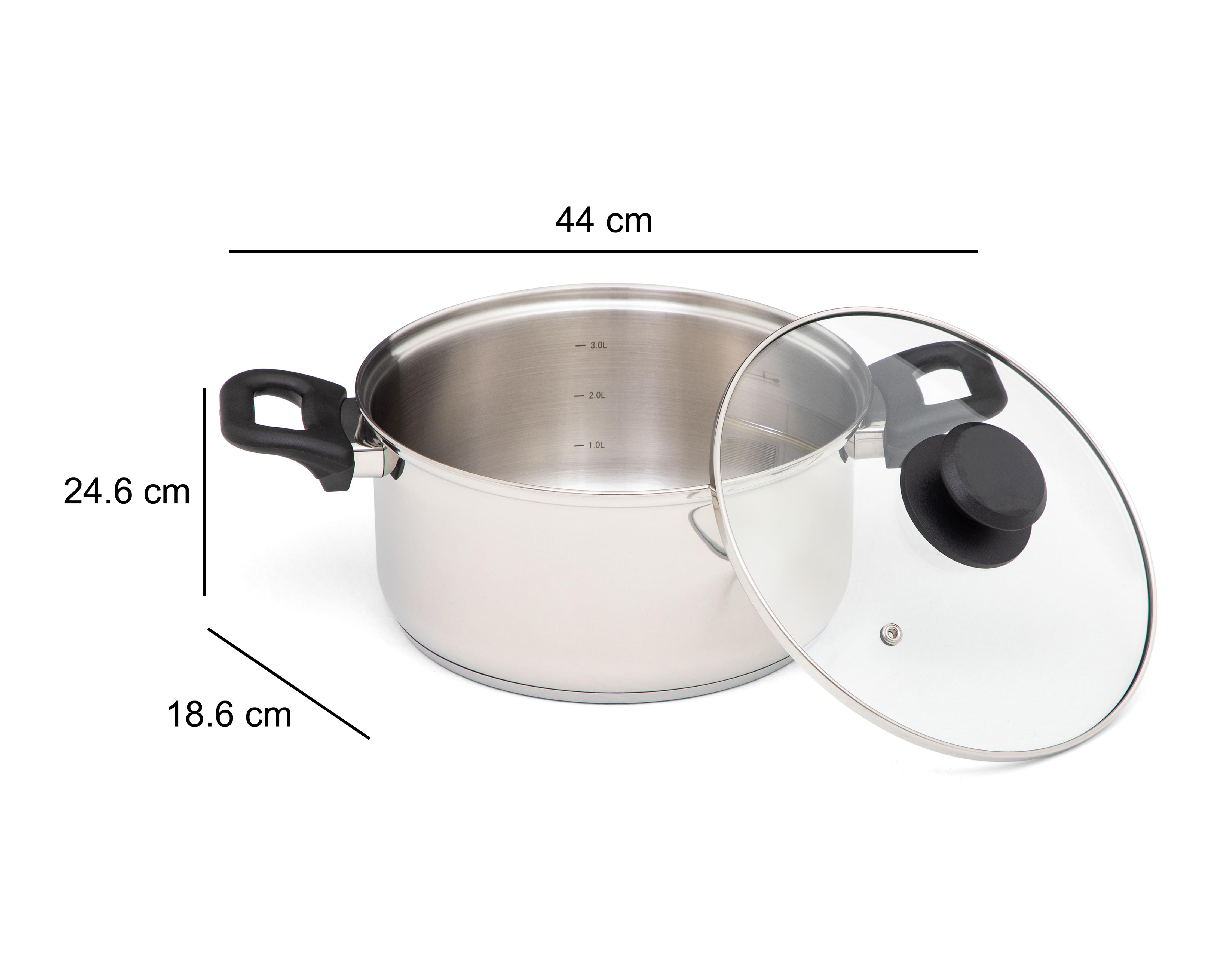 Foto 7 | Batería de Cocina Tramontina 6 Piezas de Acero Inoxidable