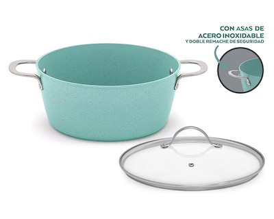 Foto 5 | Olla Jade Cook 6 L de Aluminio Antiadherente