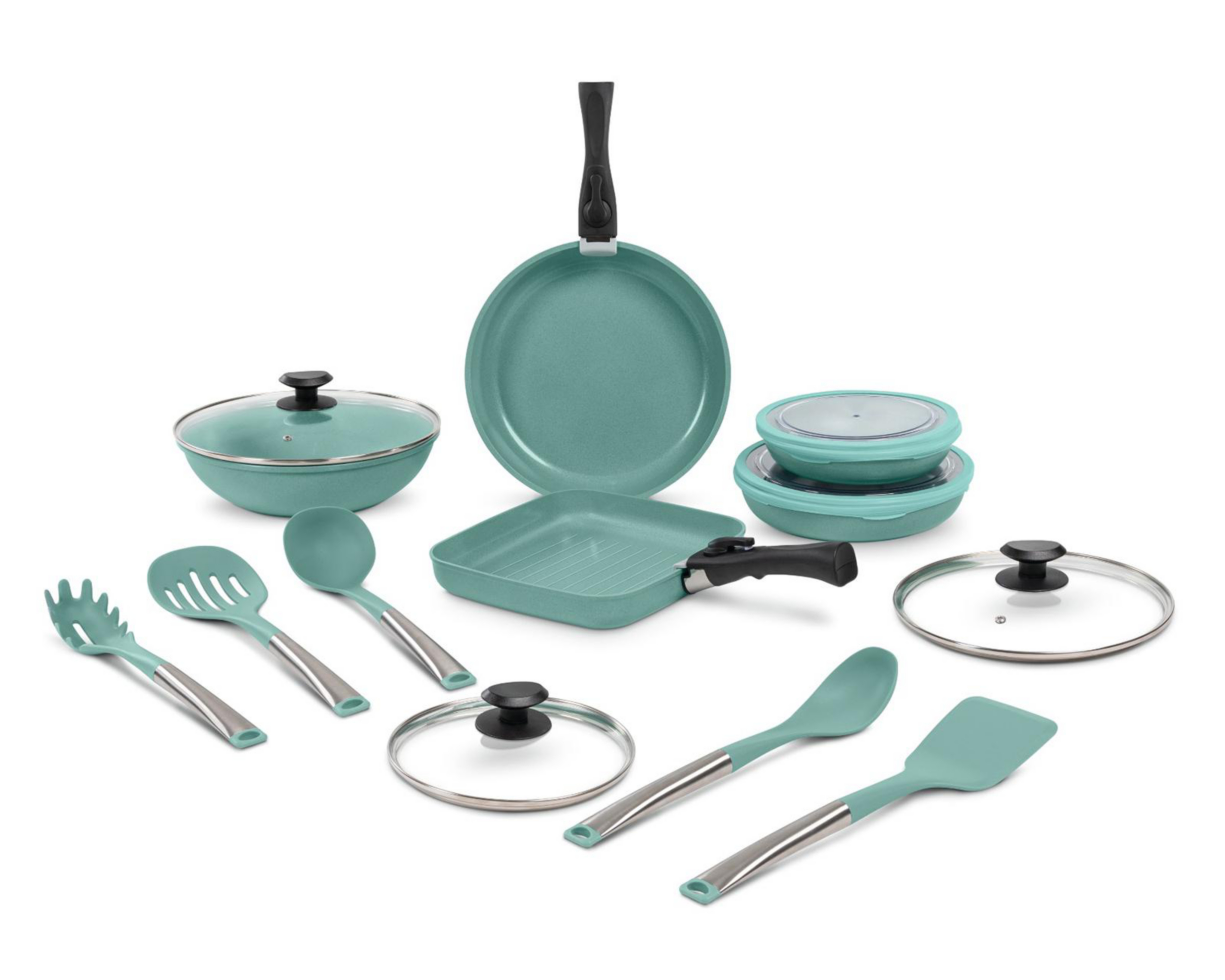 Foto 1 | Batería de Cocina Jade Cook Smart 17 Piezas Antiadherente
