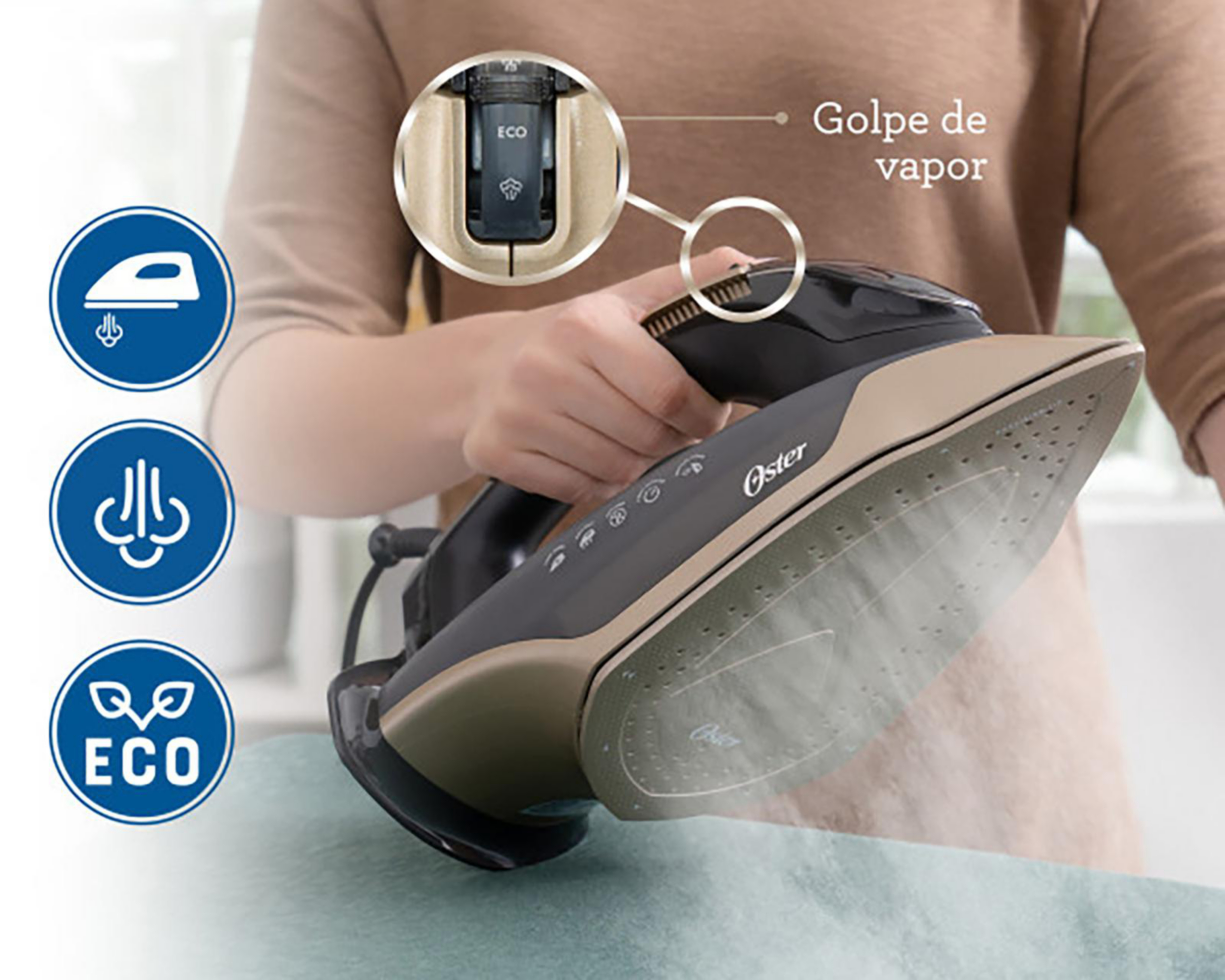 Foto 4 | Plancha Oster PressXpress de Cerámica