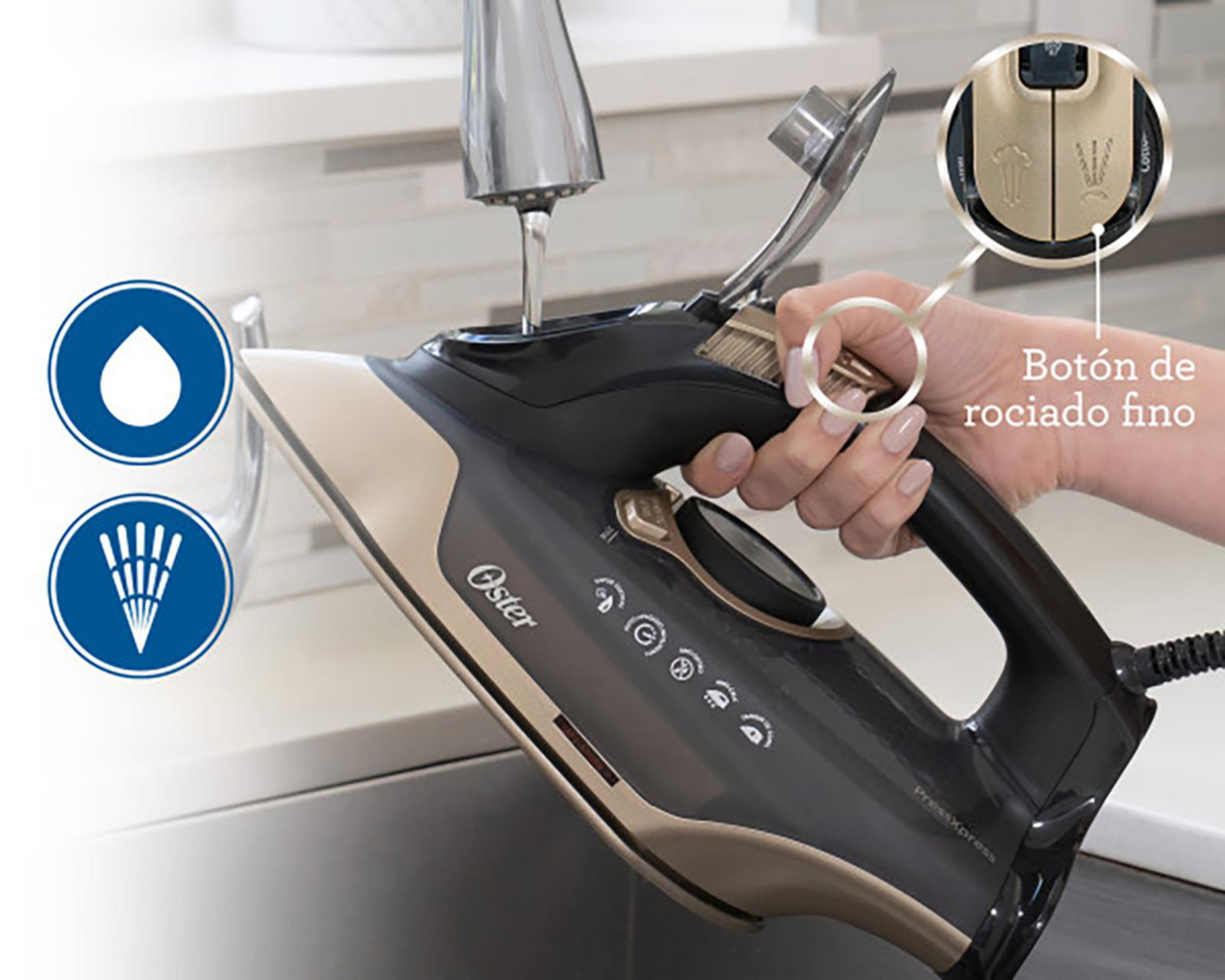Foto 7 pulgar | Plancha Oster PressXpress de Cerámica
