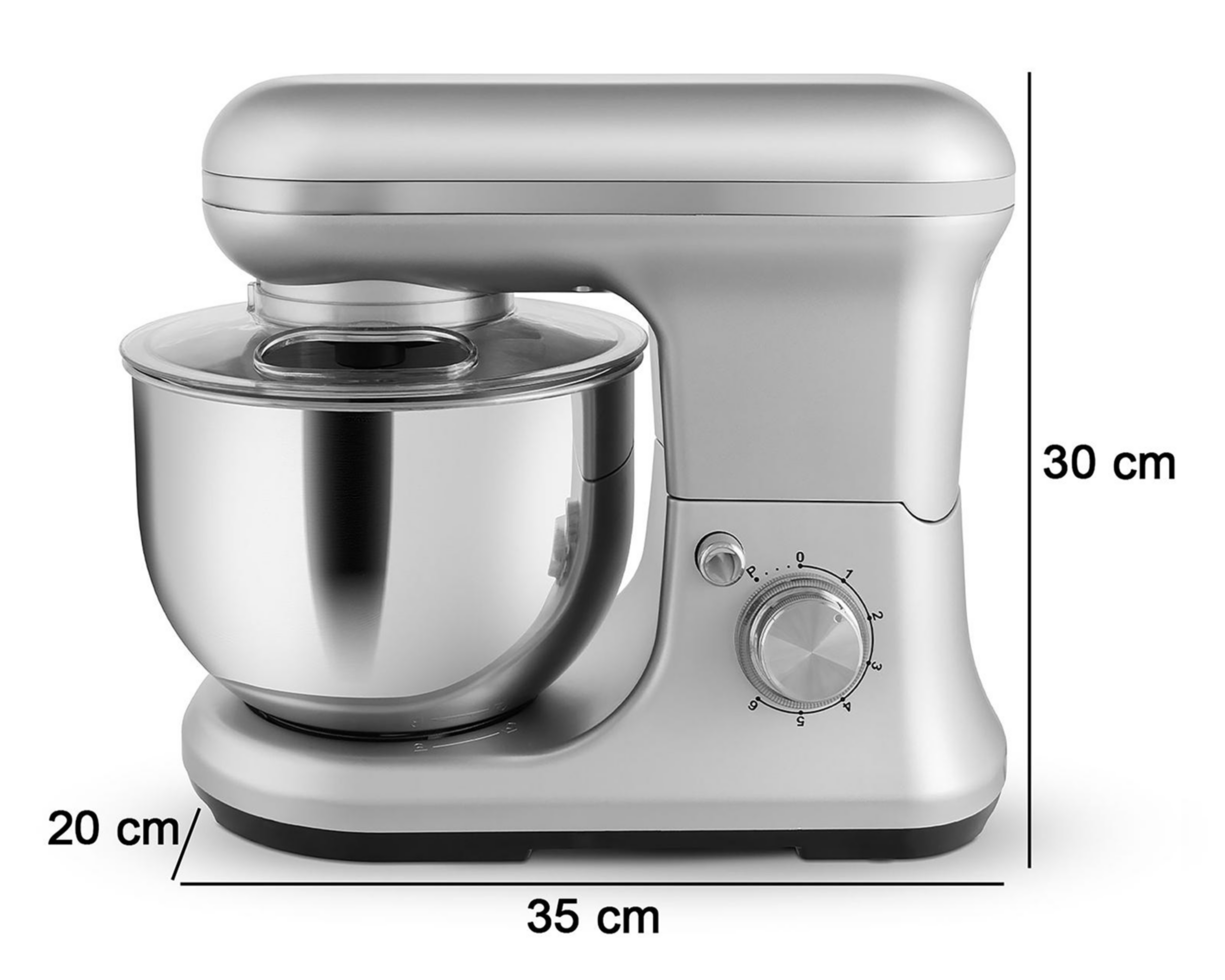 Foto 7 pulgar | Batidora de Pedestal Jade Cook 4 en 1 6 Velocidades con 8 Accesorios
