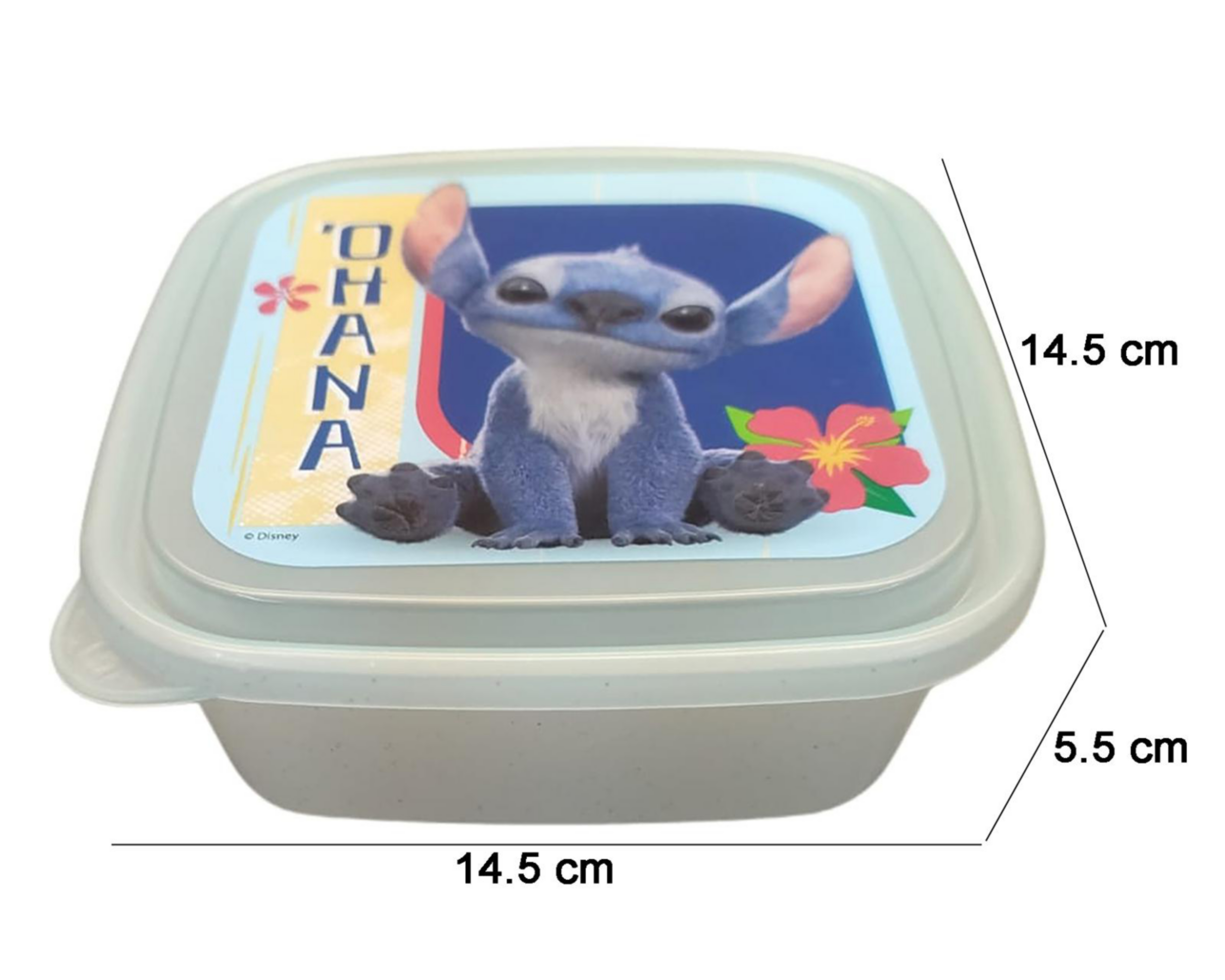 Foto 5 pulgar | Contenedor de Plástico Fun Kidz Stitch 1 L
