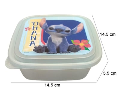 Foto 5 | Contenedor de Plástico Fun Kidz Stitch 1 L
