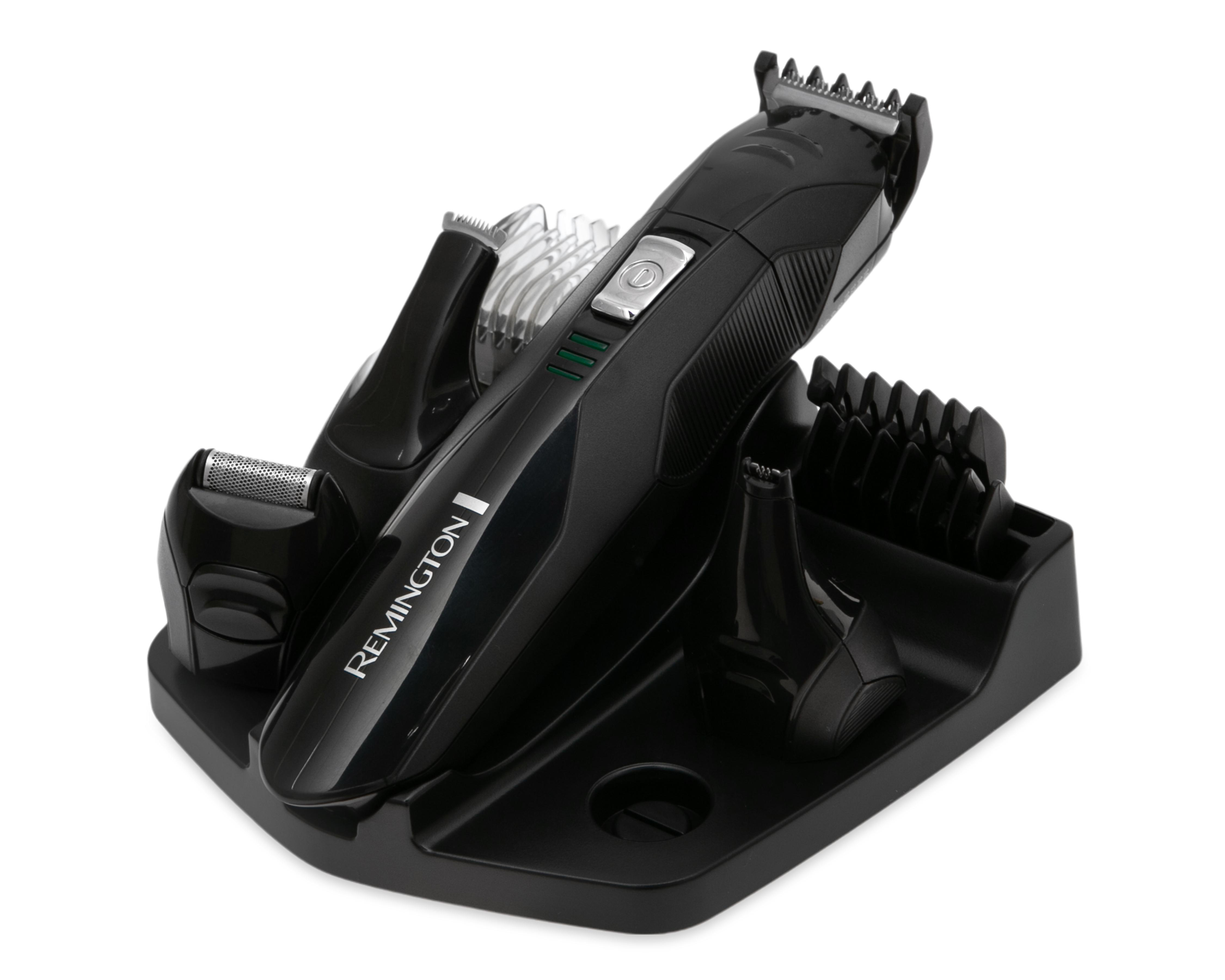 Recortadora Personal Remington Recargable para Barba y Bigote Kit Todo en 1 PG6020B