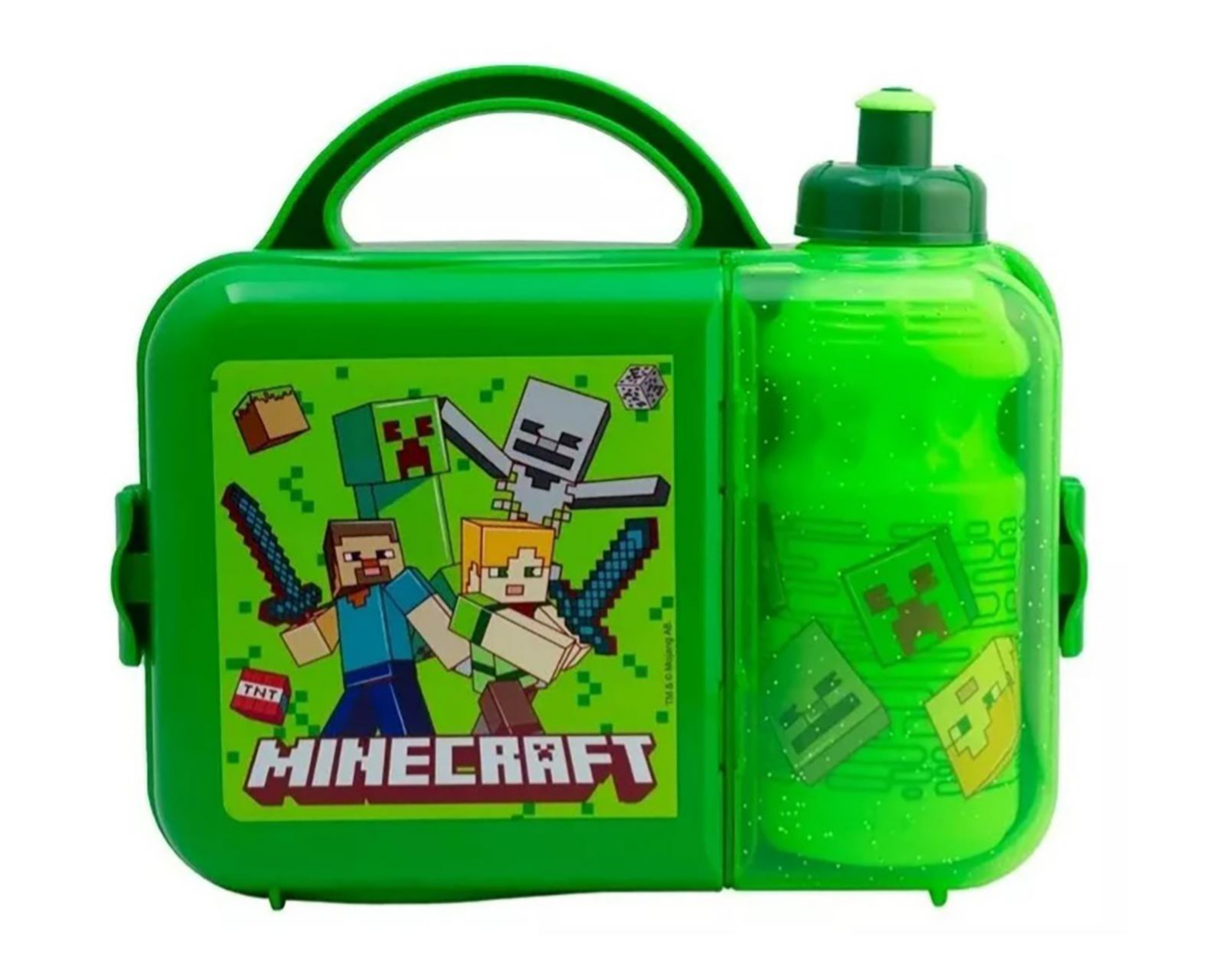 Foto 2 pulgar | Lonchera Fun Kids Minecraft con Botella