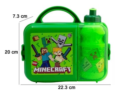 Foto 4 | Lonchera Fun Kids Minecraft con Botella