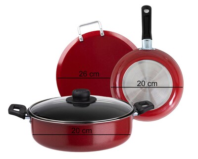 Foto 5 | Batería de Cocina Ekco de Aluminio 6 Piezas