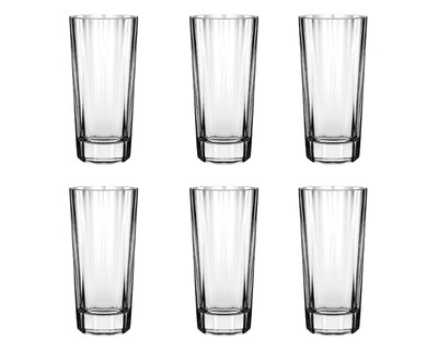 Foto 1 | Vasos de Vidrio Glazé 330 ml 6 Piezas