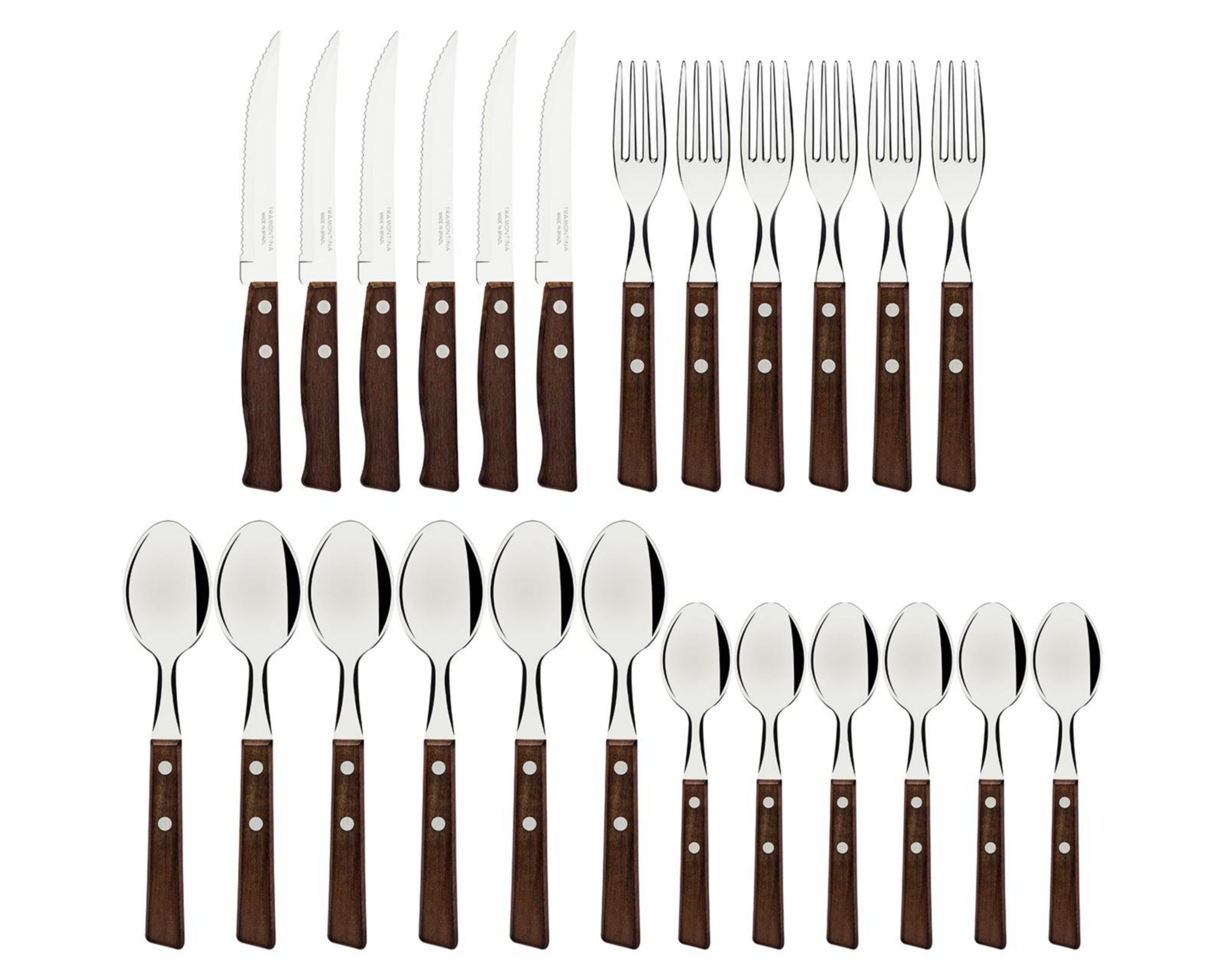 Foto 3 pulgar | Juego de Utensilios de Cocina Tramontina de Acero Inoxidable 24 Piezas
