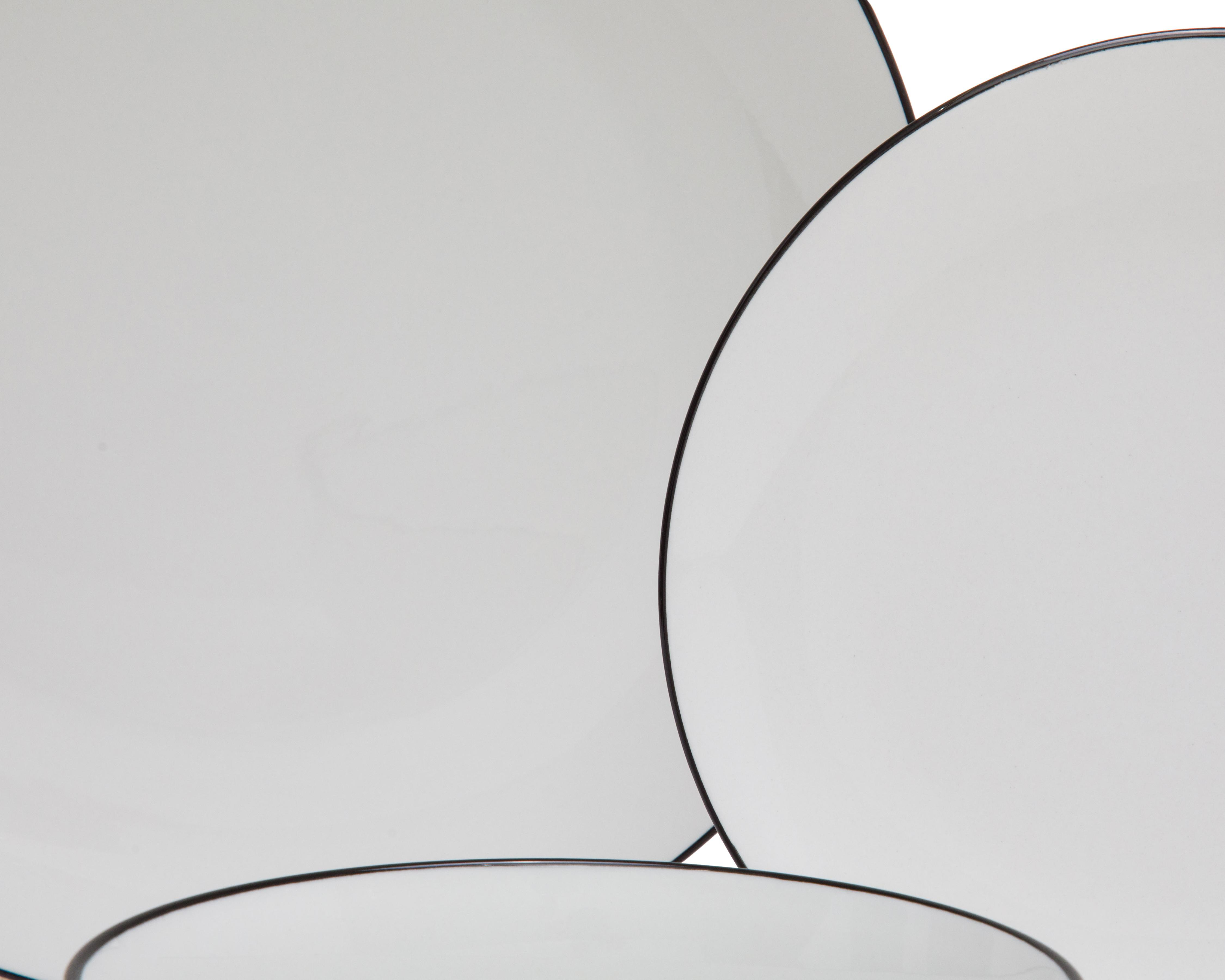 Foto 6 pulgar | Vajilla de Porcelana Blanca para 4 Personas 12 Piezas
