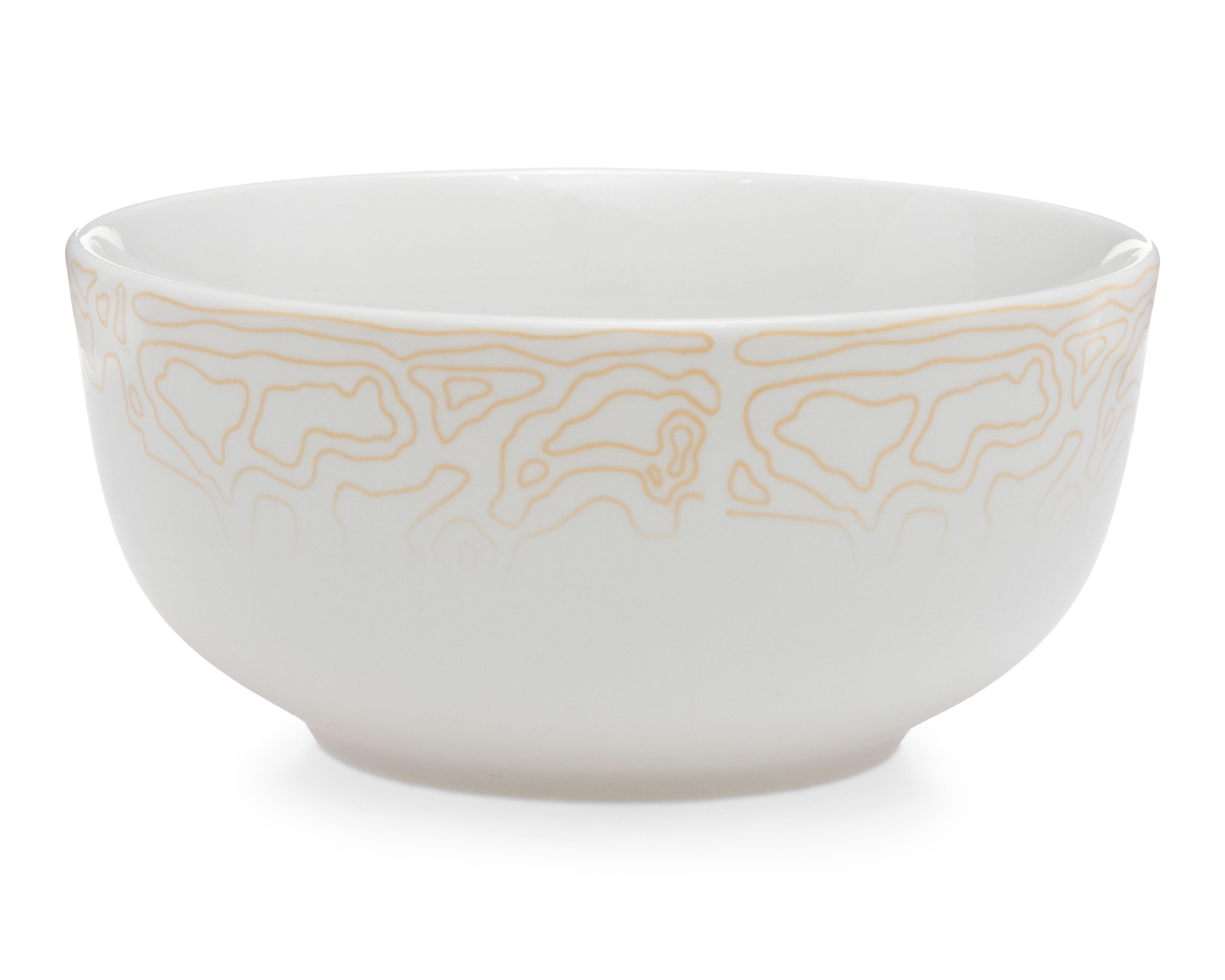 Foto 6 pulgar | Vajilla de Porcelana Blanca para 4 Personas 16 Piezas