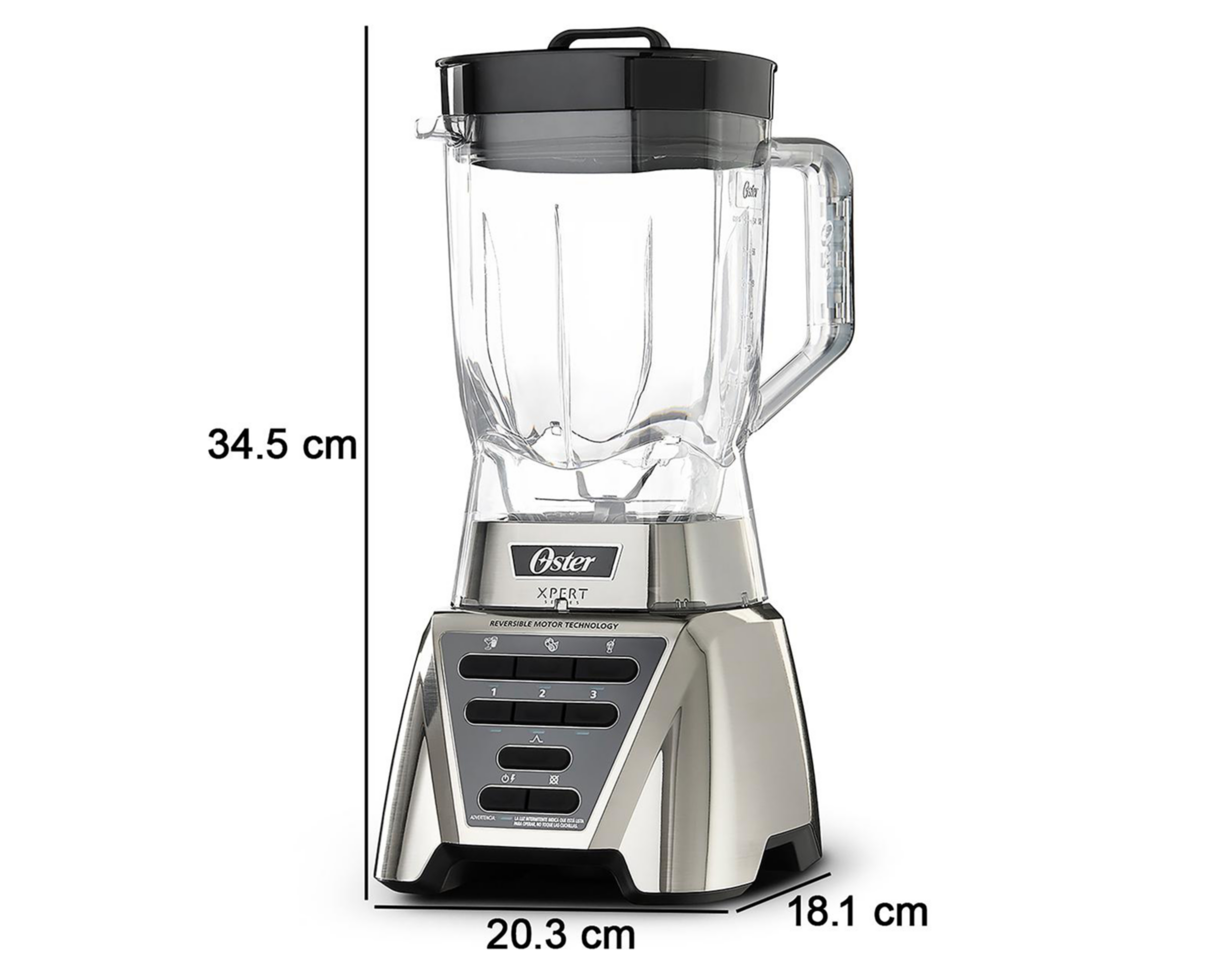 Foto 6 | Licuadora Oster Xpert Series 3 Velocidades Vaso de Vidrio