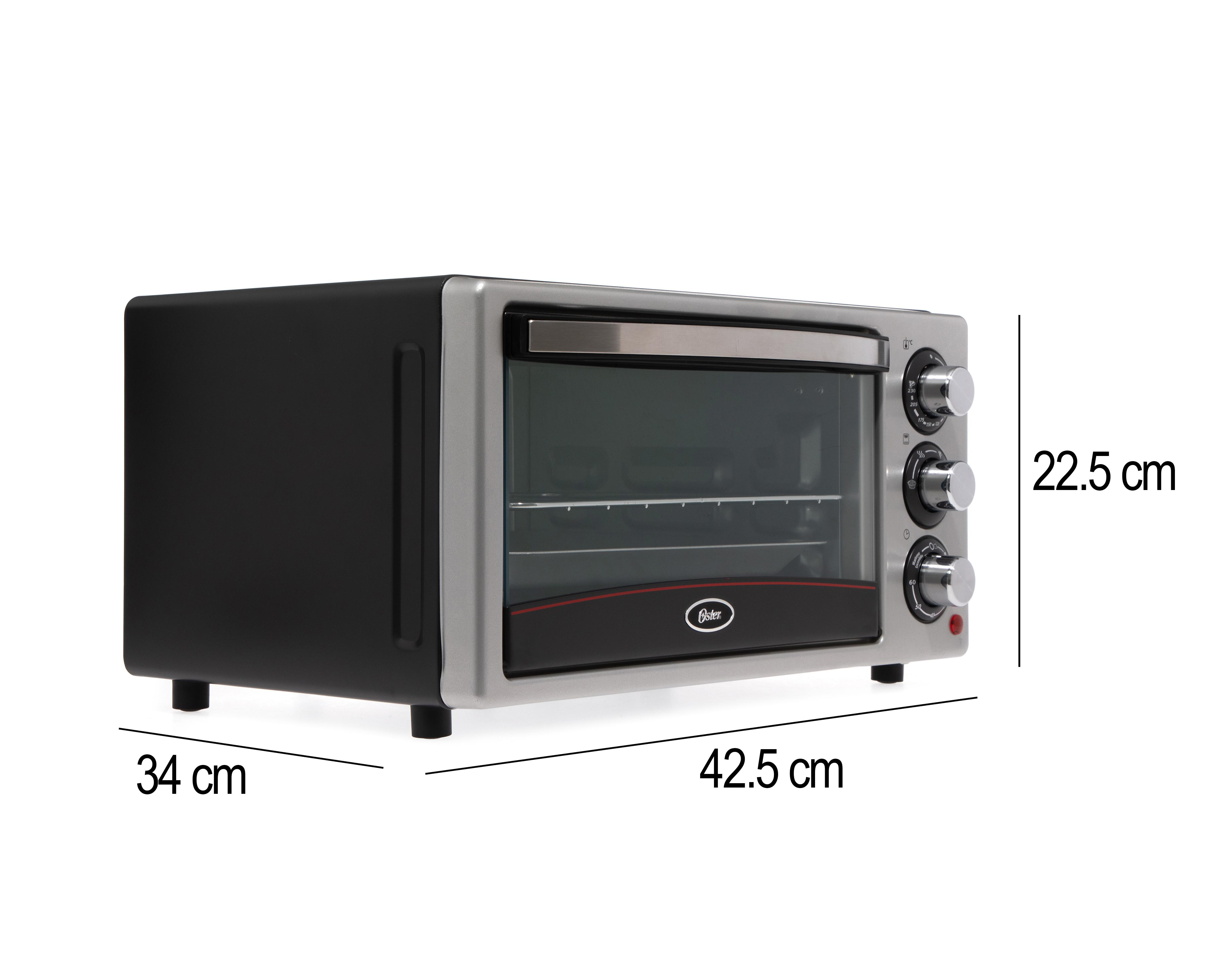 Foto 8 pulgar | Horno Eléctrico Oster 15 Litros 2 Accesorios