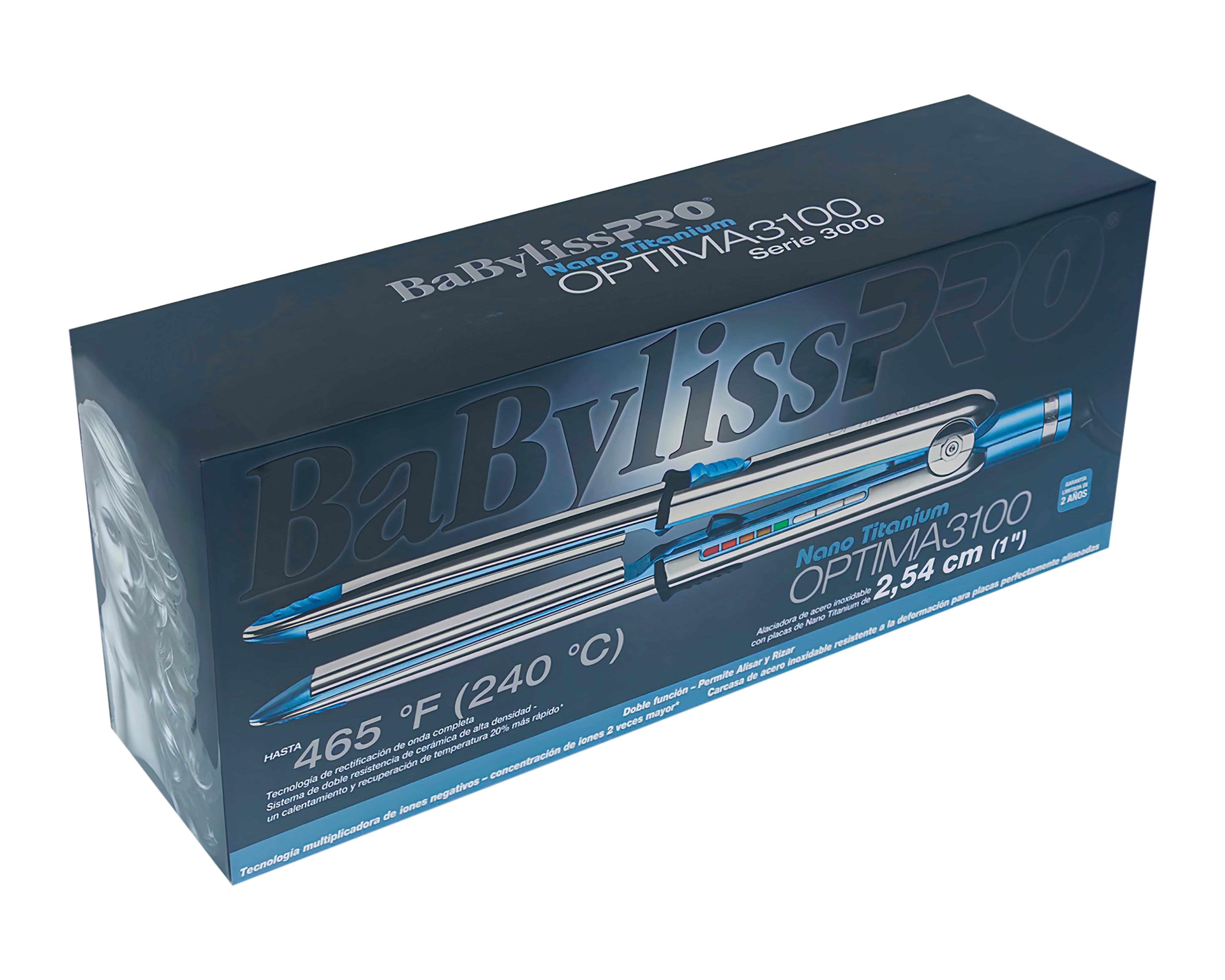 Foto 6 pulgar | Plancha para Cabello BaBylissPRO Optima 3100 Nano Titanium