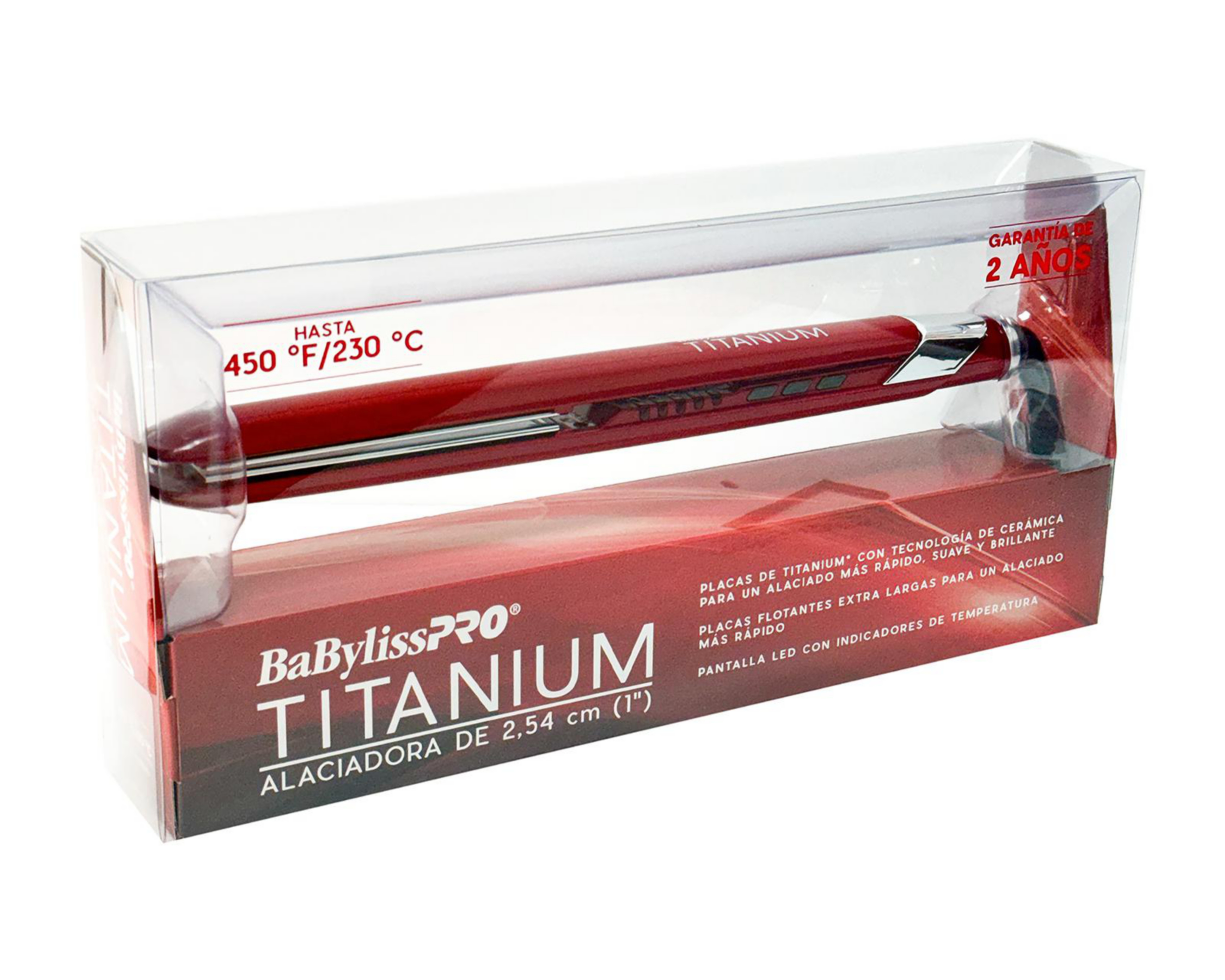 Foto 5 pulgar | Plancha para Cabello BaBylissPRO BT130TRES Titanium