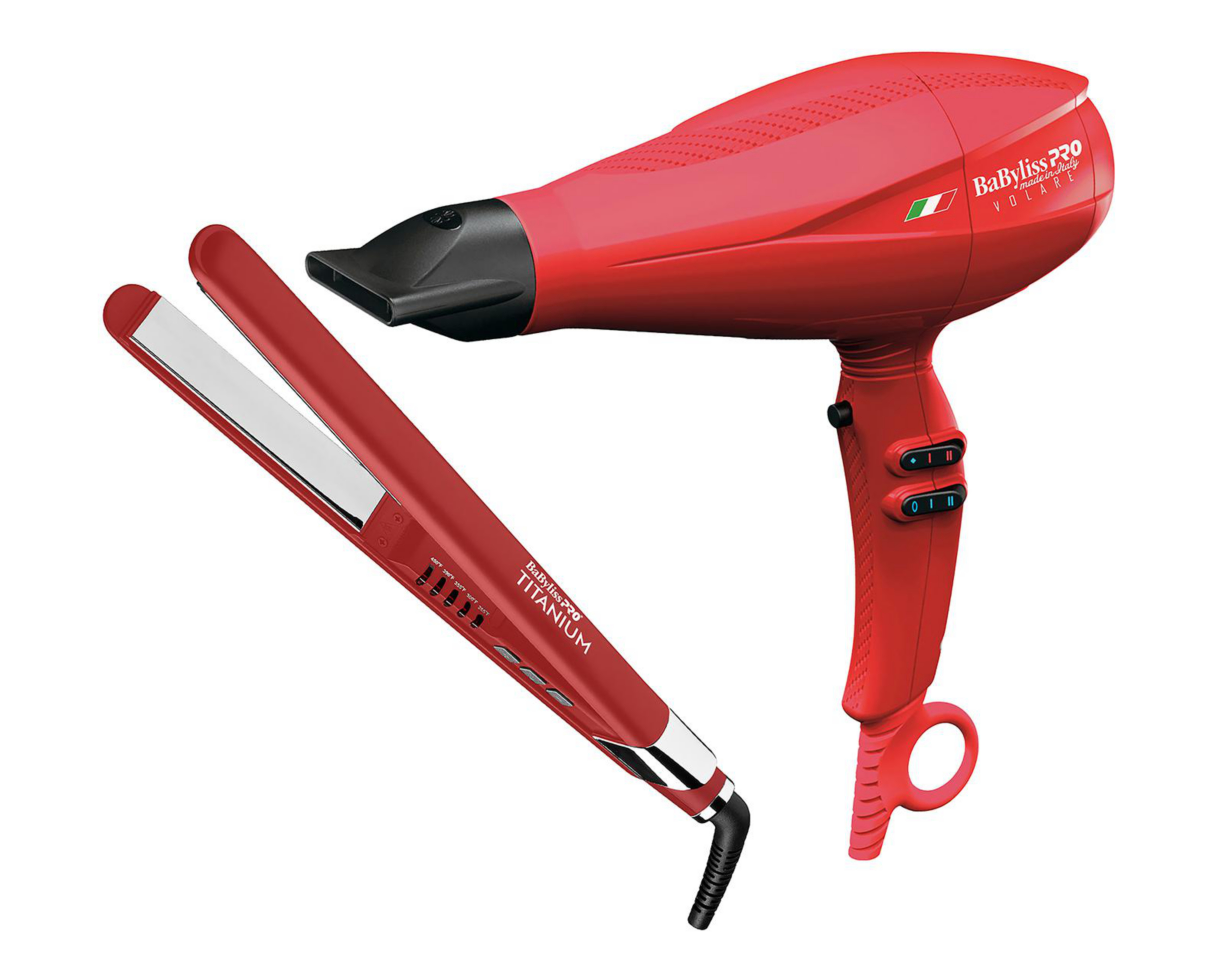 Foto 2 pulgar | Combo de Secadora y Plancha para el Cabello BaBylissPRO KBFRY130 Volare V1 Nano Titanium