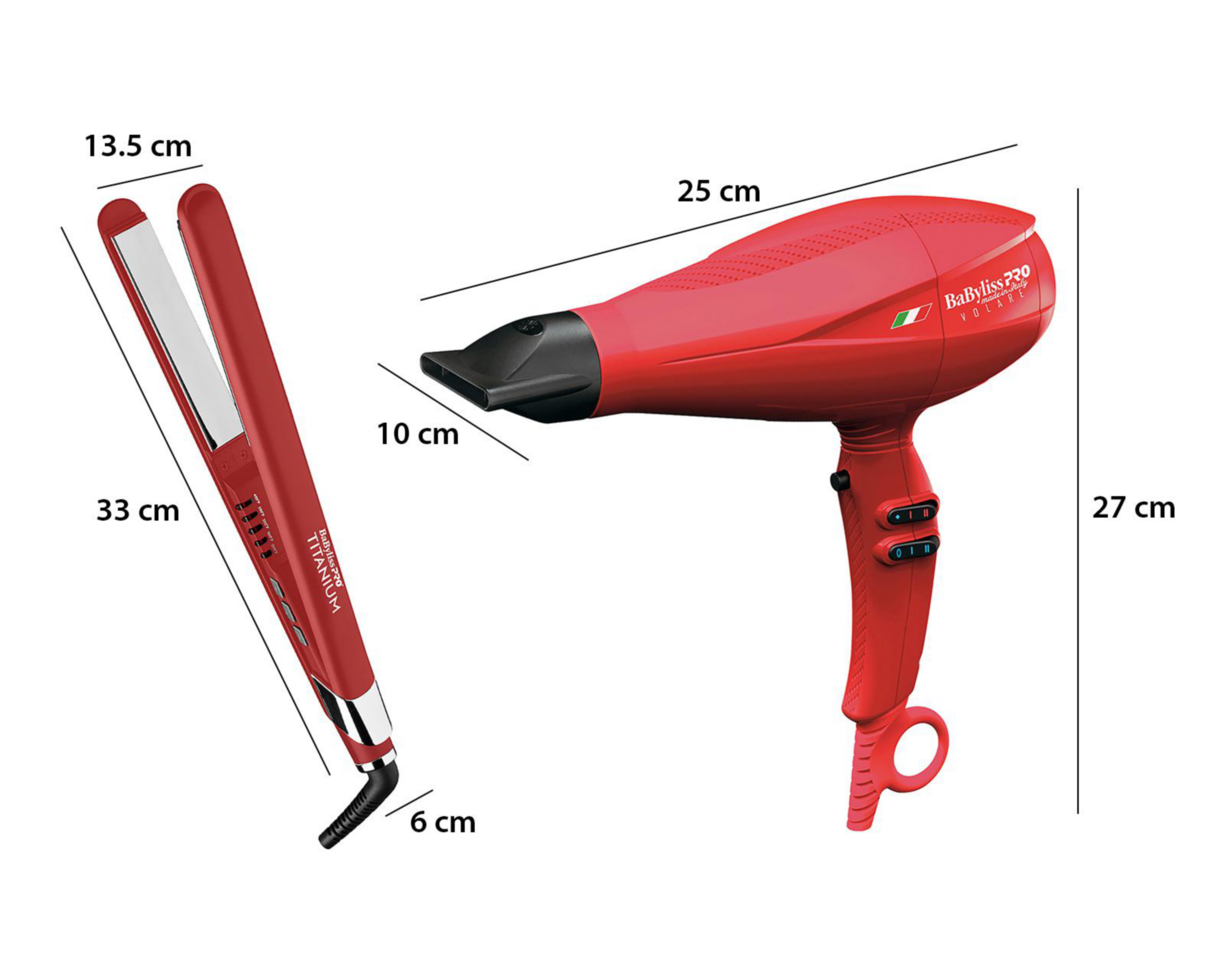 Foto 6 pulgar | Combo de Secadora y Plancha para el Cabello BaBylissPRO KBFRY130 Volare V1 Nano Titanium