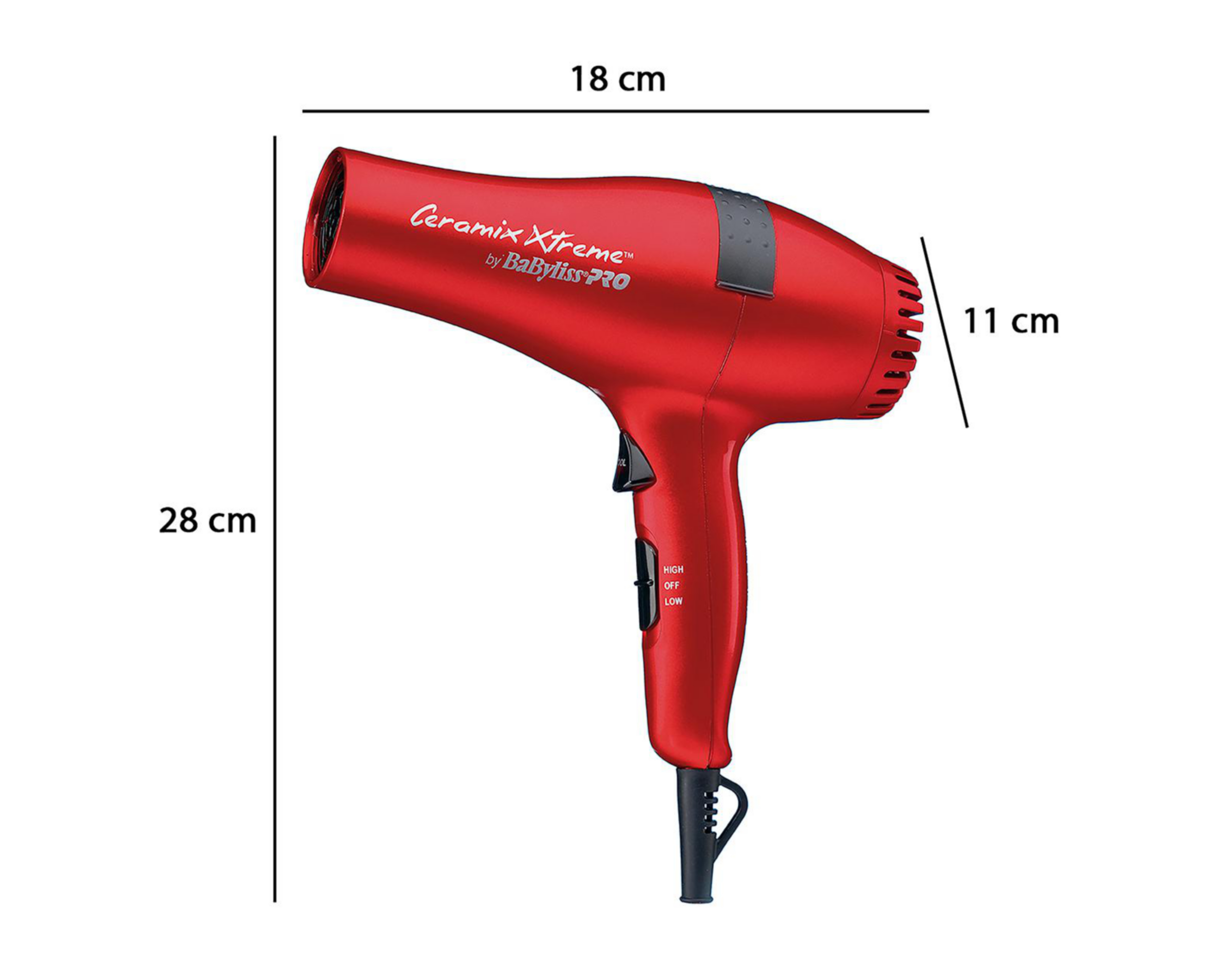 Foto 5 | Secadora de Cabello Babyliss BABR5572ES Roja
