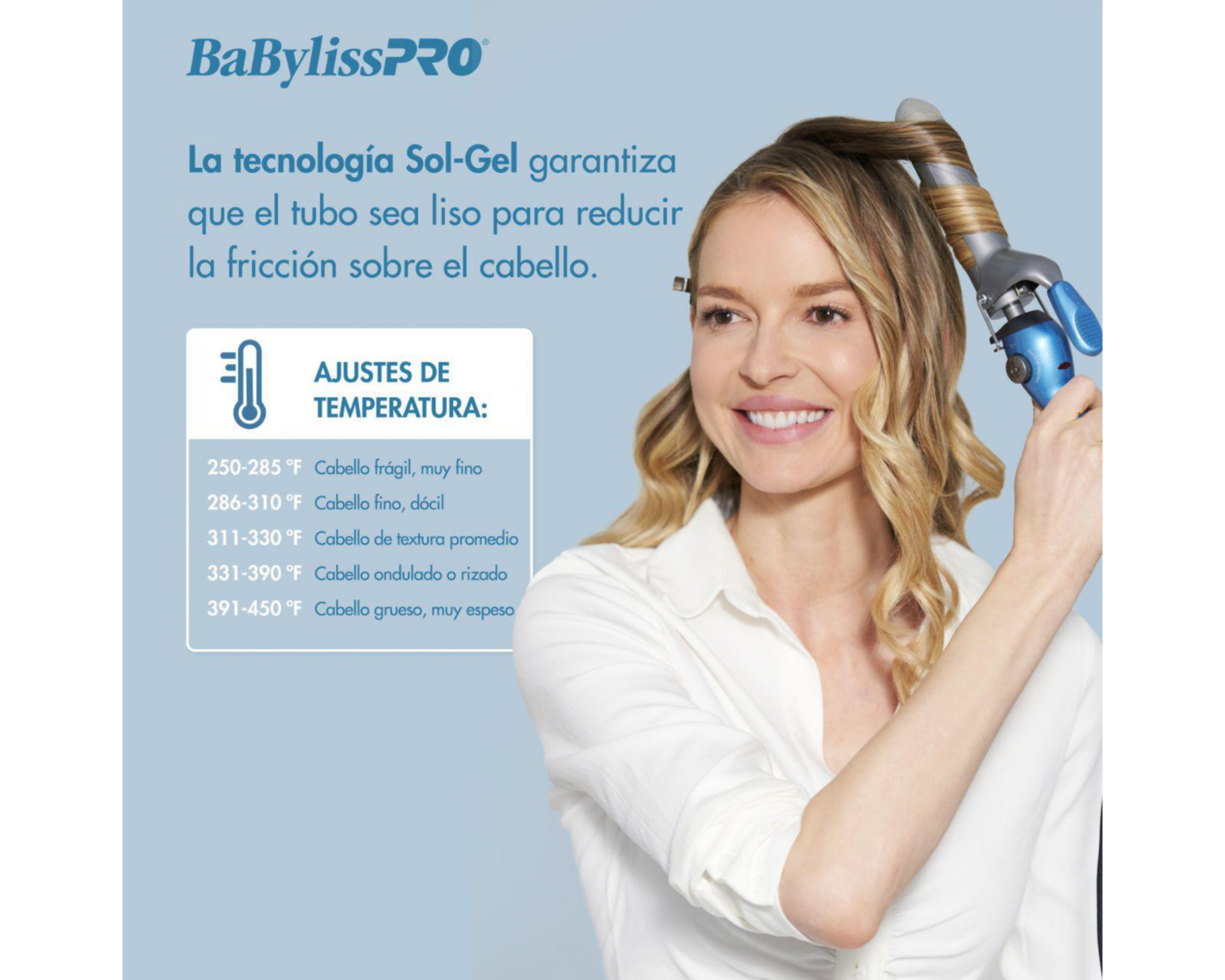 Foto 7 | Tenaza para Cabello Babyliss BABNT5100SES Azul