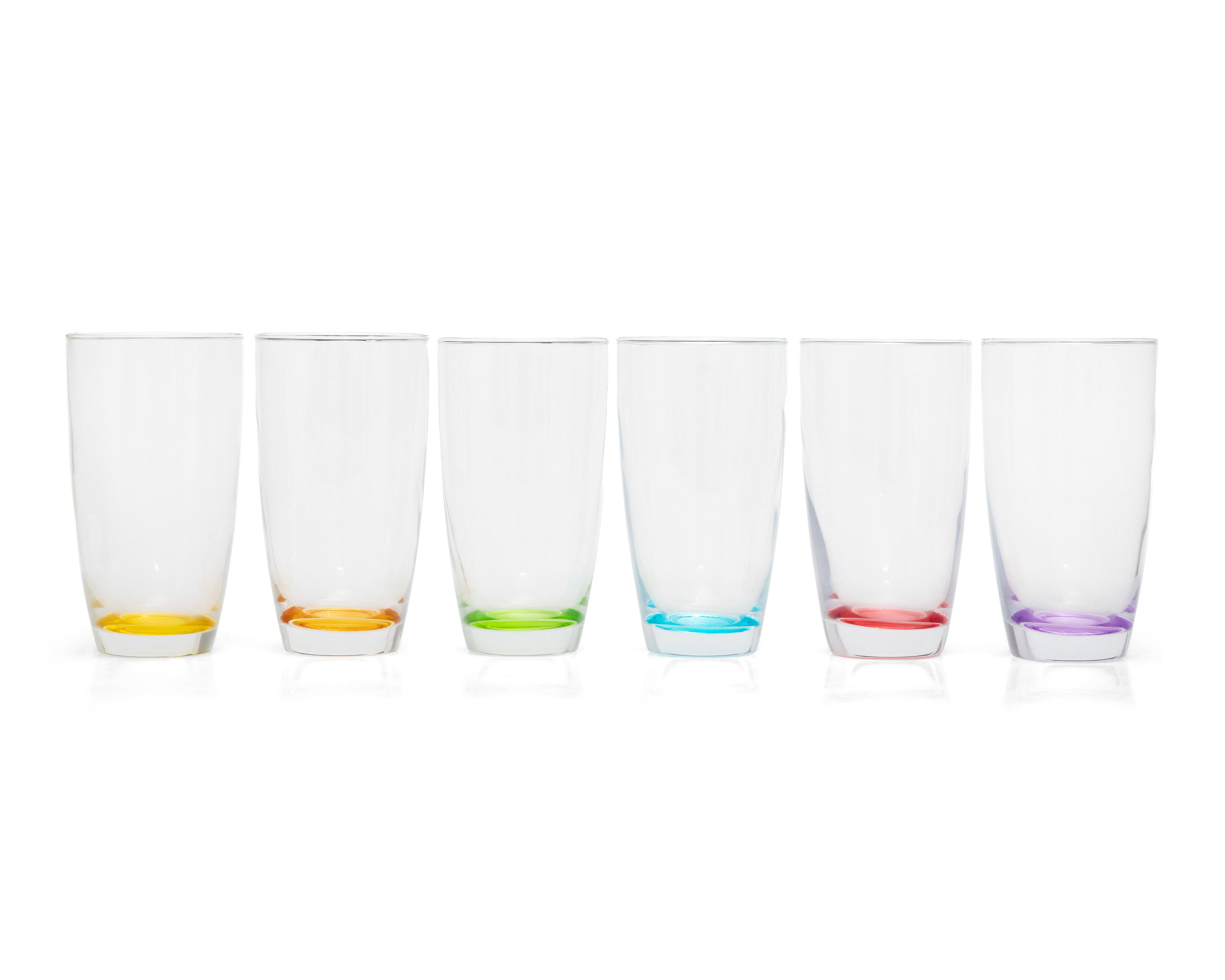 Foto 1 | Vaso de Vidrio Glazé 415 ml 6 Piezas