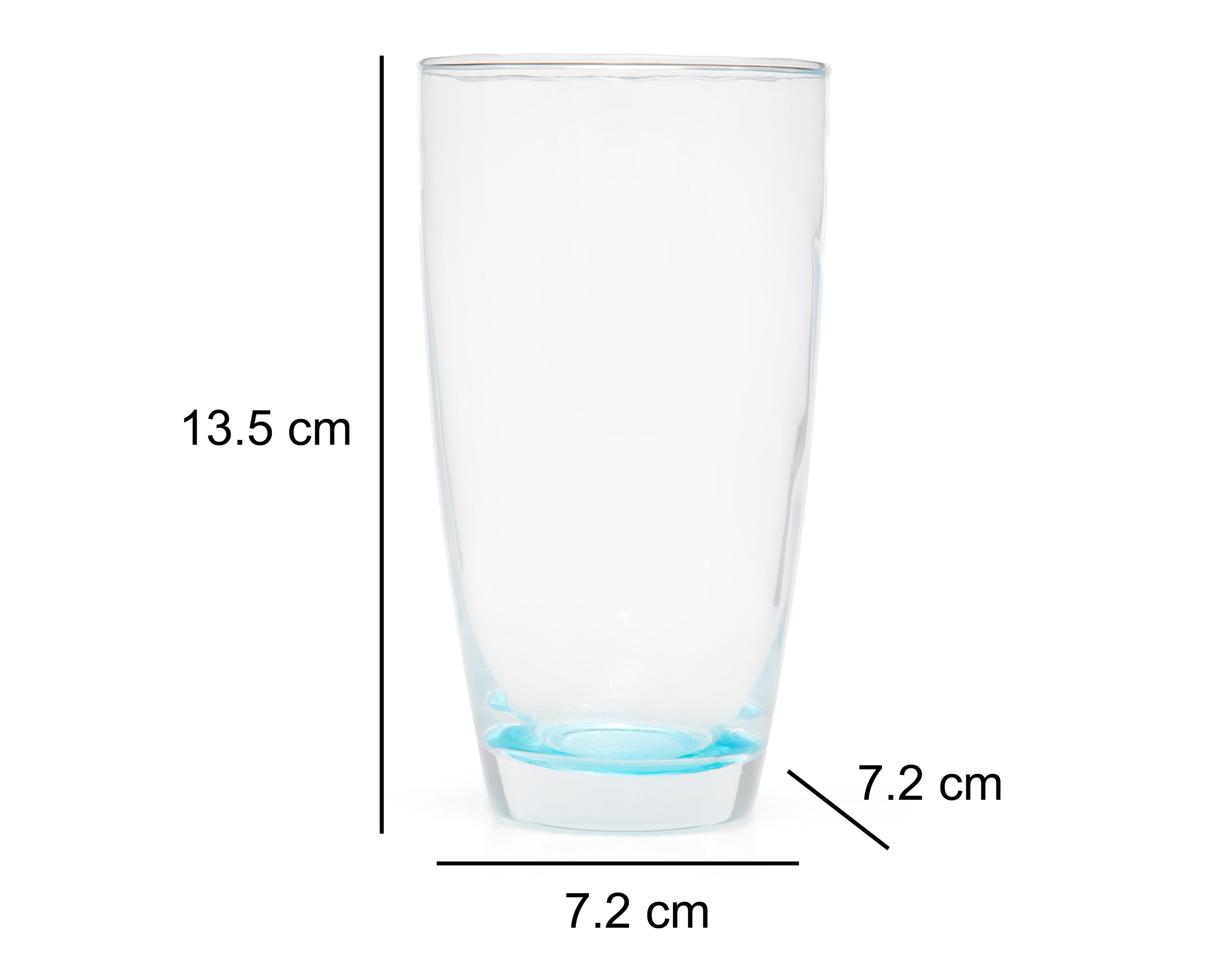 Foto 5 | Vaso de Vidrio Glazé 415 ml 6 Piezas