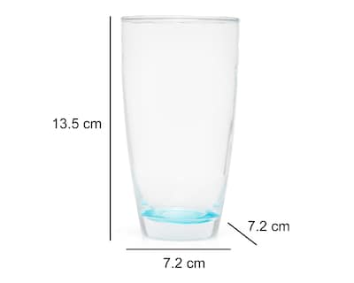 Foto 5 | Vaso de Vidrio Glazé 415 ml 6 Piezas