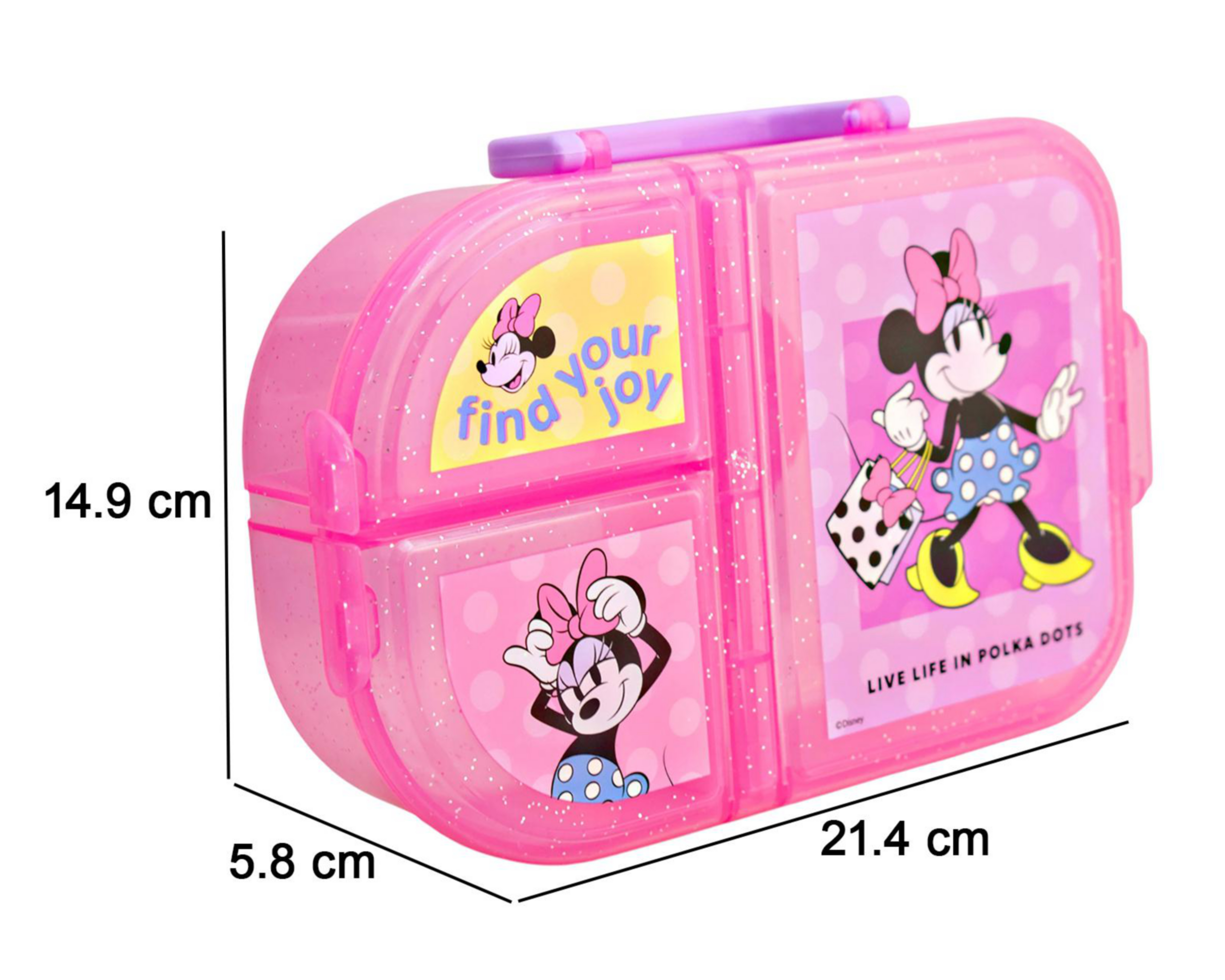 Foto 7 pulgar | Lonchera Fun Kids Minnie Mouse