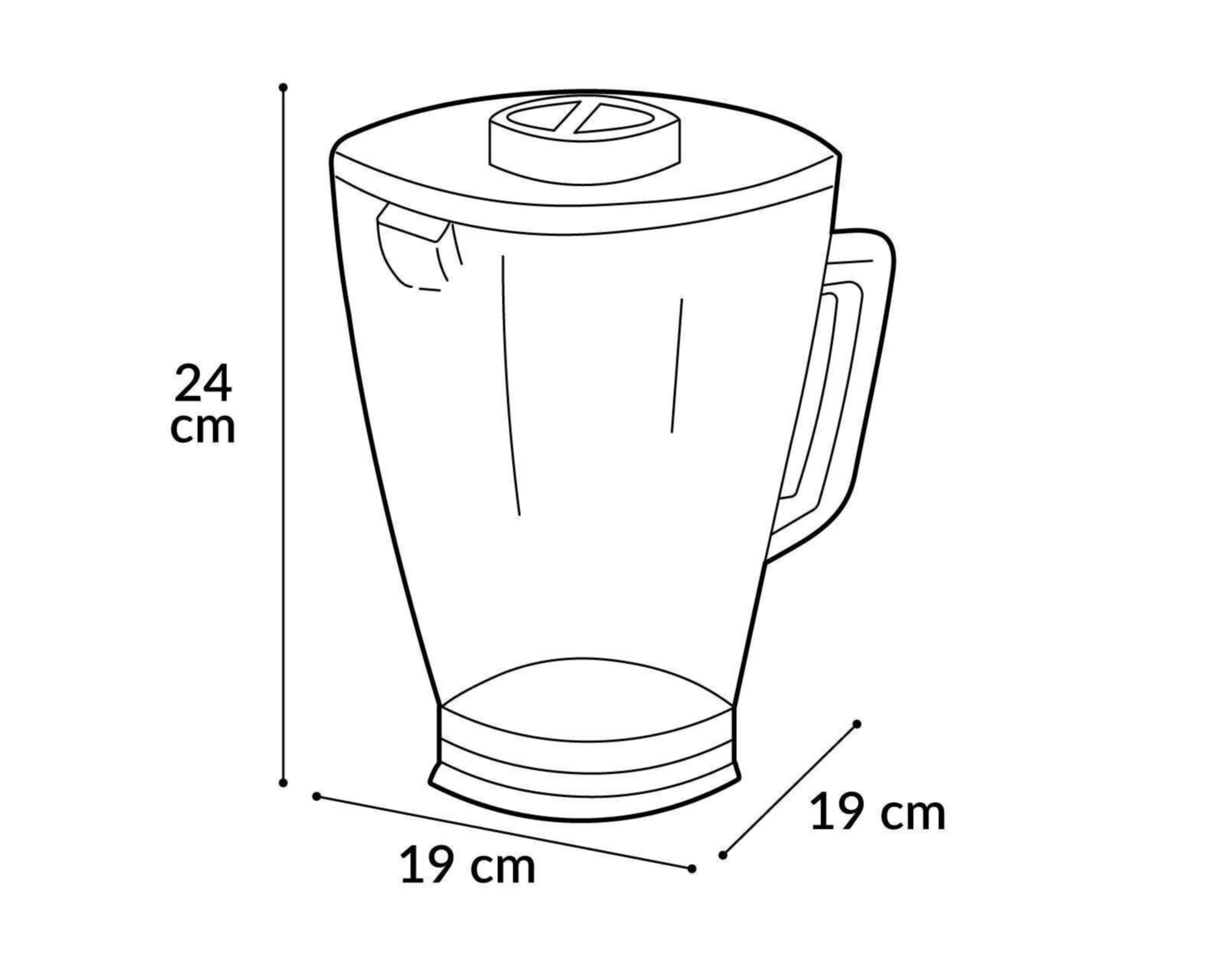 Foto 5 pulgar | Vaso de Licuadora Oster de Vidrio 1.25 l