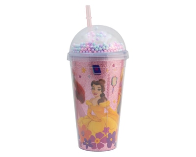 Foto 2 | Vaso con Popote de Plástico Fun Kids Princesas 480 ml