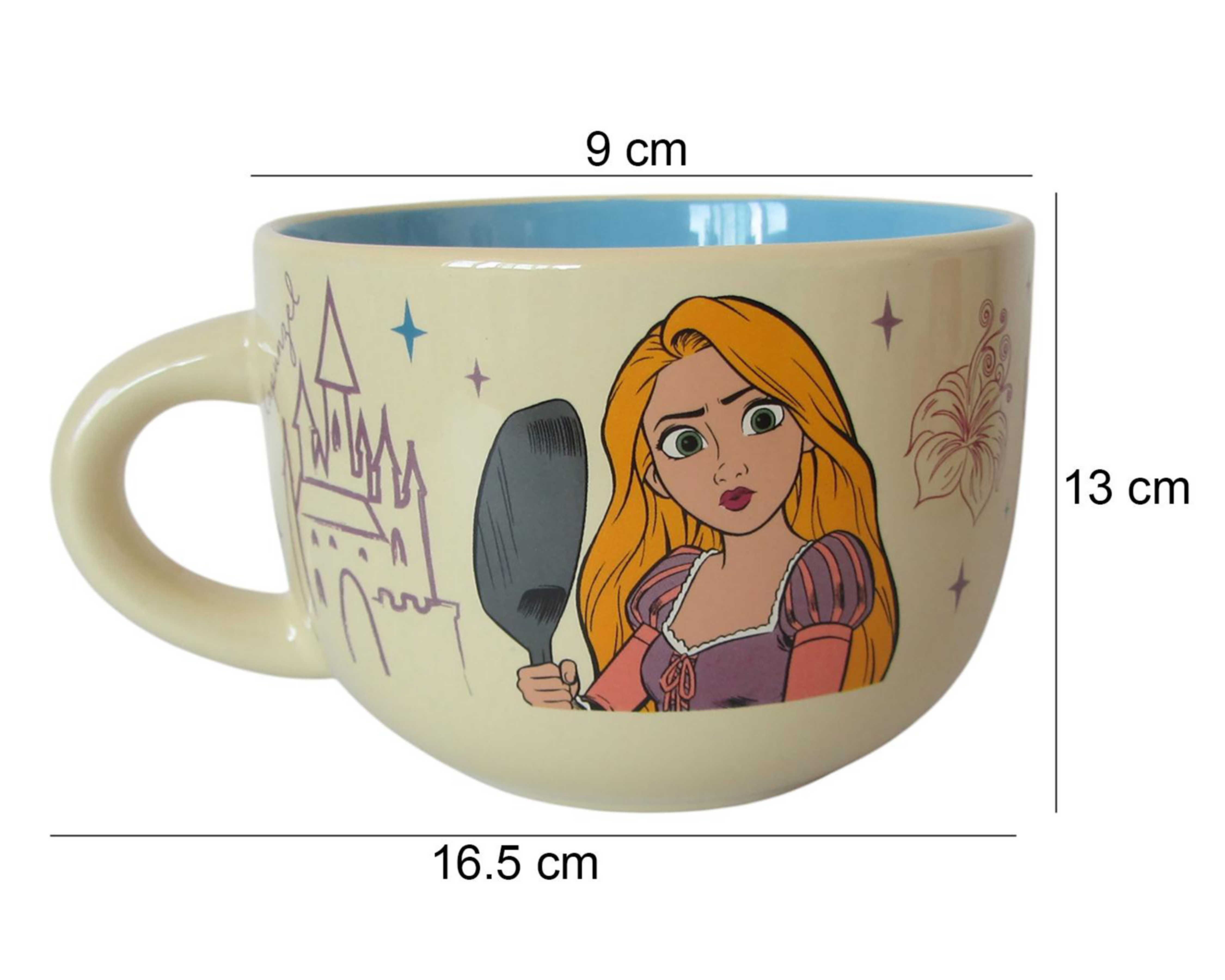 Foto 6 pulgar | Taza de Cerámica Fun Kids Princesas 820 ml