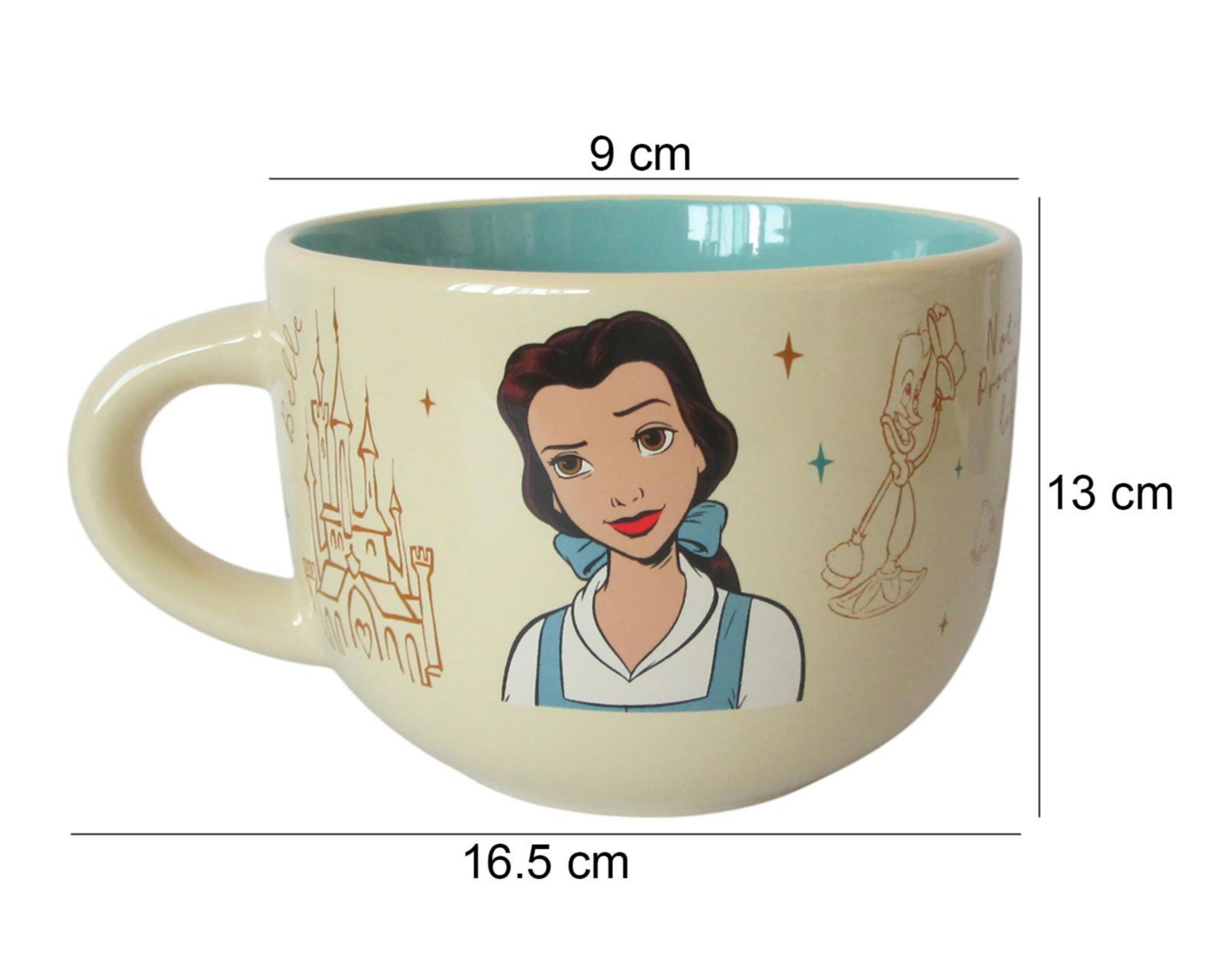 Foto 5 | Taza de Cerámica Fun Kids Princesas 820 ml