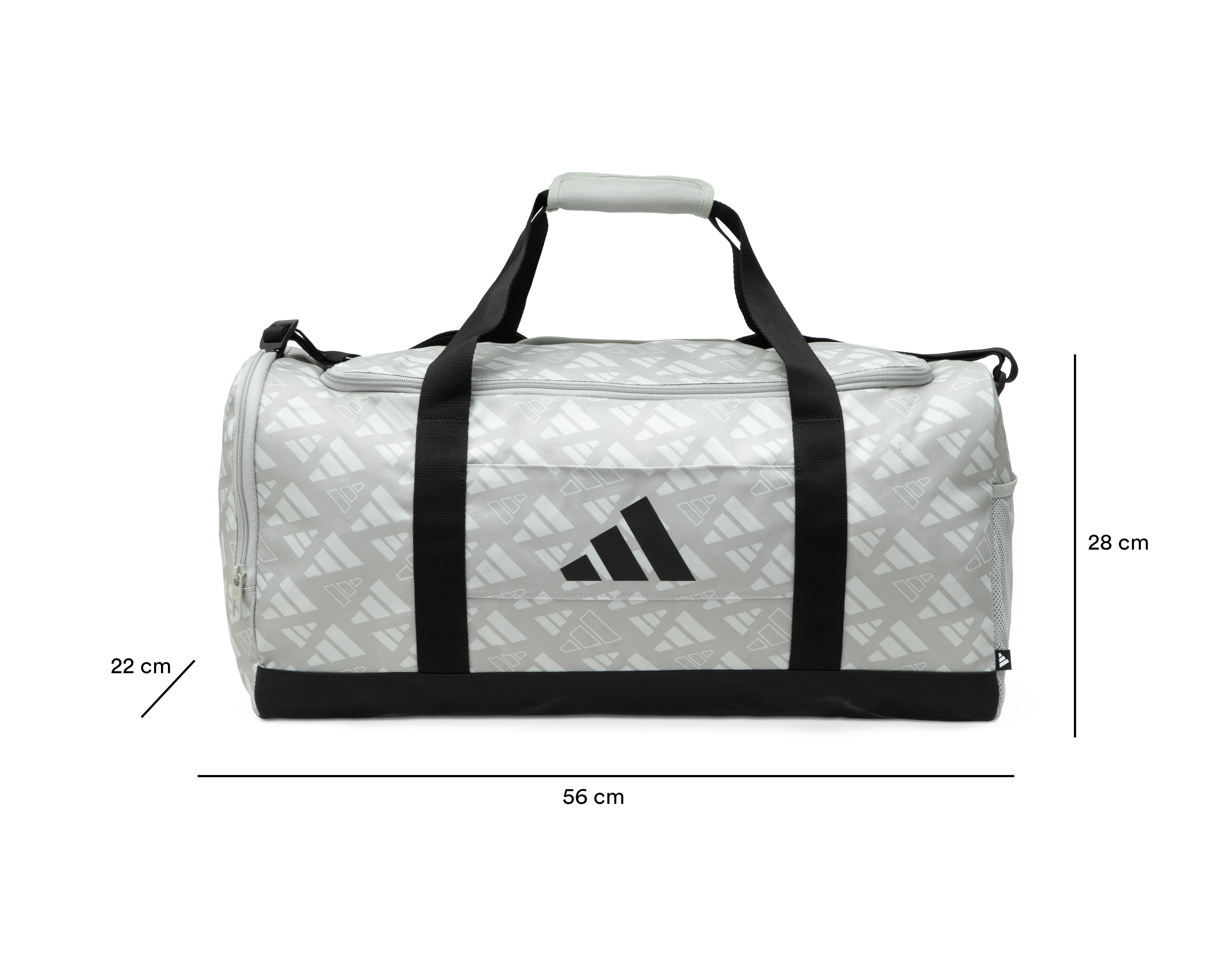 Foto 6 pulgar | Bolsa Deportiva Adidas Duffel Gris