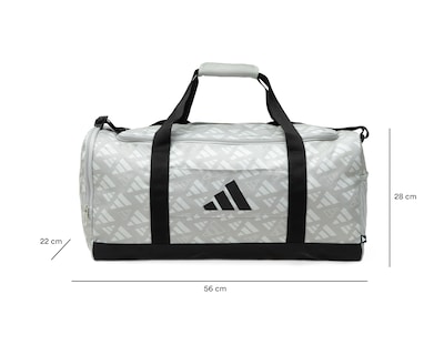 Foto 5 | Bolsa Deportiva Adidas Duffel Gris