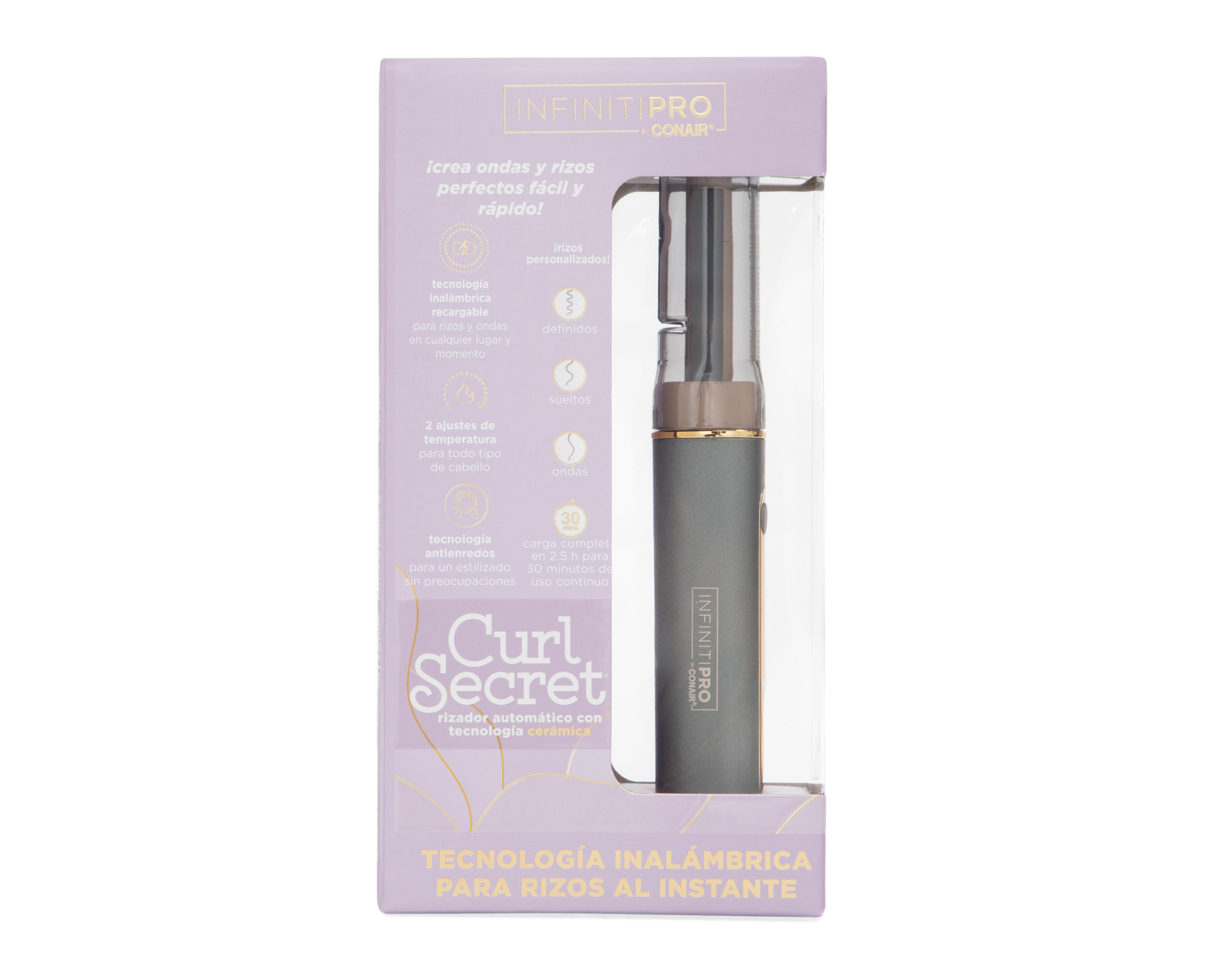 Foto 5 pulgar | Rizadora para Cabello Conair InfinitiPro Curl Secret Inalámbrica