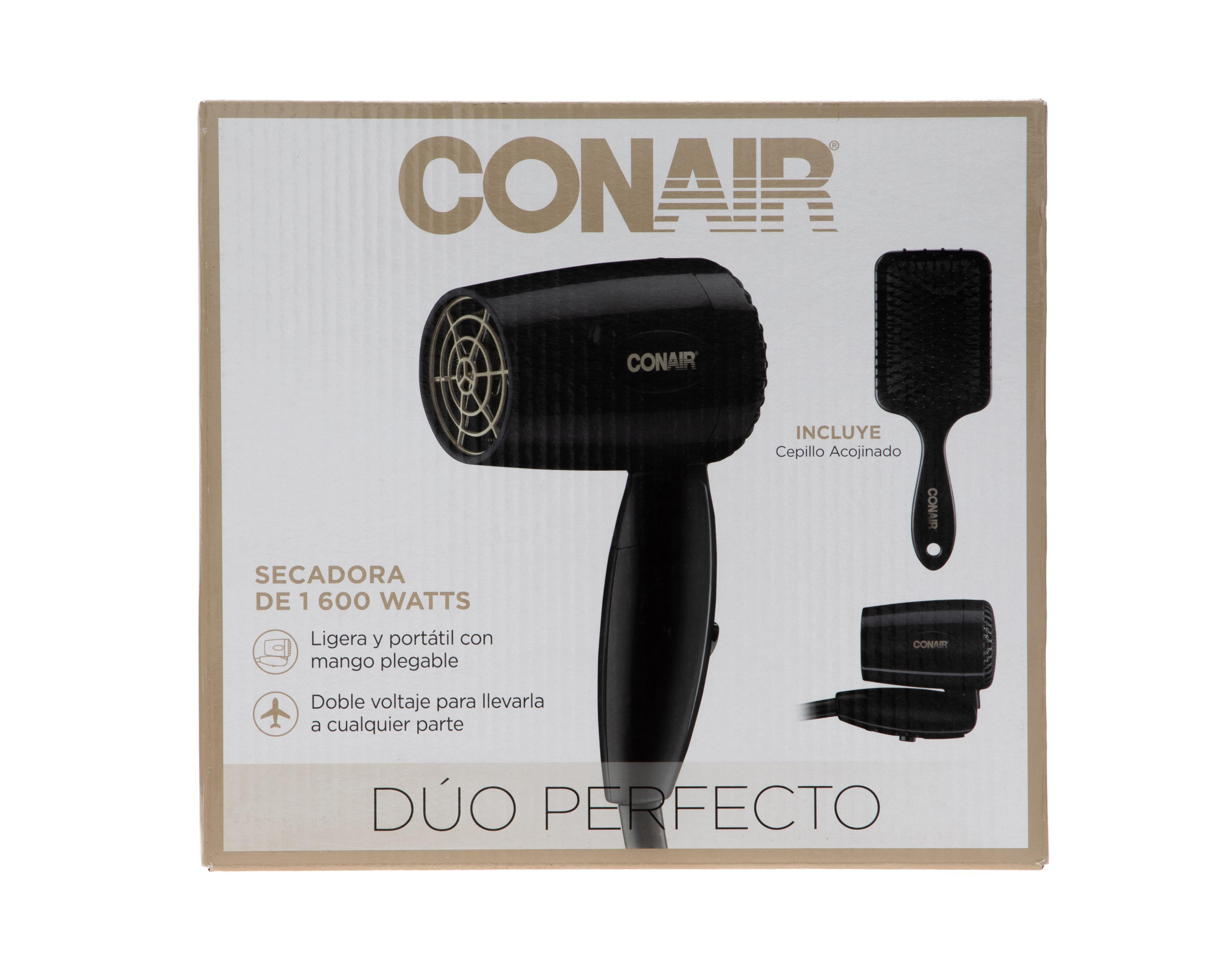 Foto 8 pulgar | Secadora de Cabello Conair CB124BKES con Cepillo