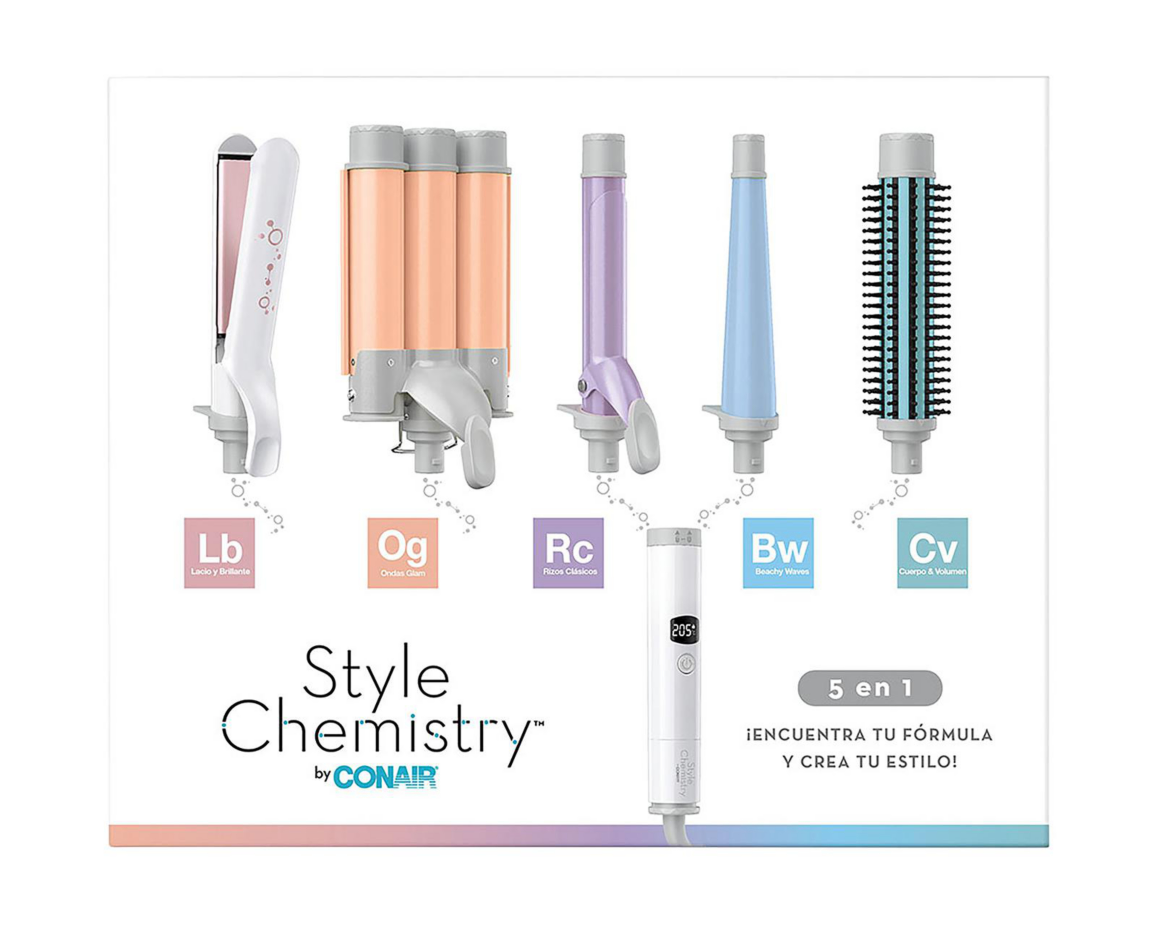 Foto 5 pulgar | Multiestilizador 5 en 1 Style Chemistry by Conair